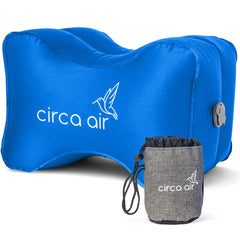 Circa Air packaging avant montrant le coussin compact et léger pour voyage