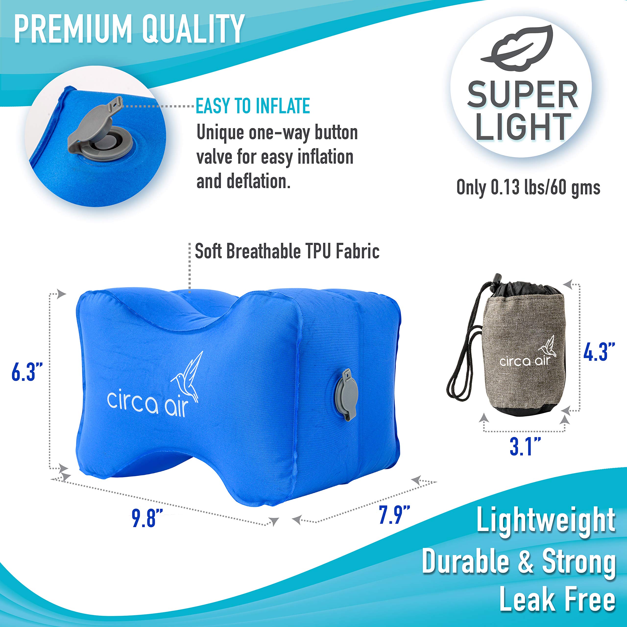Circa Air matière TPU douce visible et confortable au toucher pour nuit paisible