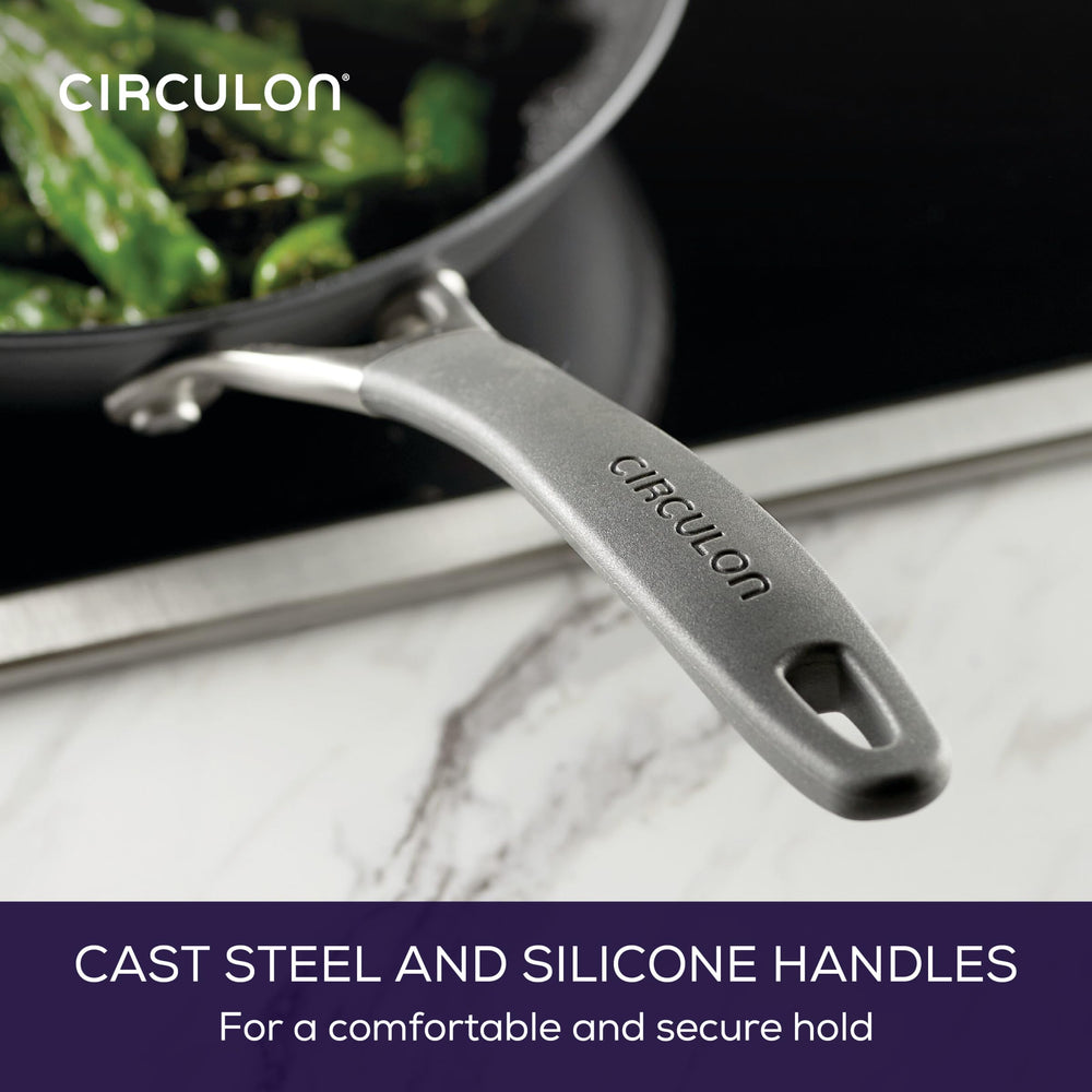 Circulon base en inox épaisse pour compatibilité induction et chaleur uniforme