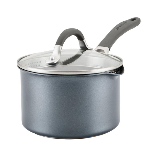 Circulon A1 face avant graphite montrant un fini antiadhésif durable