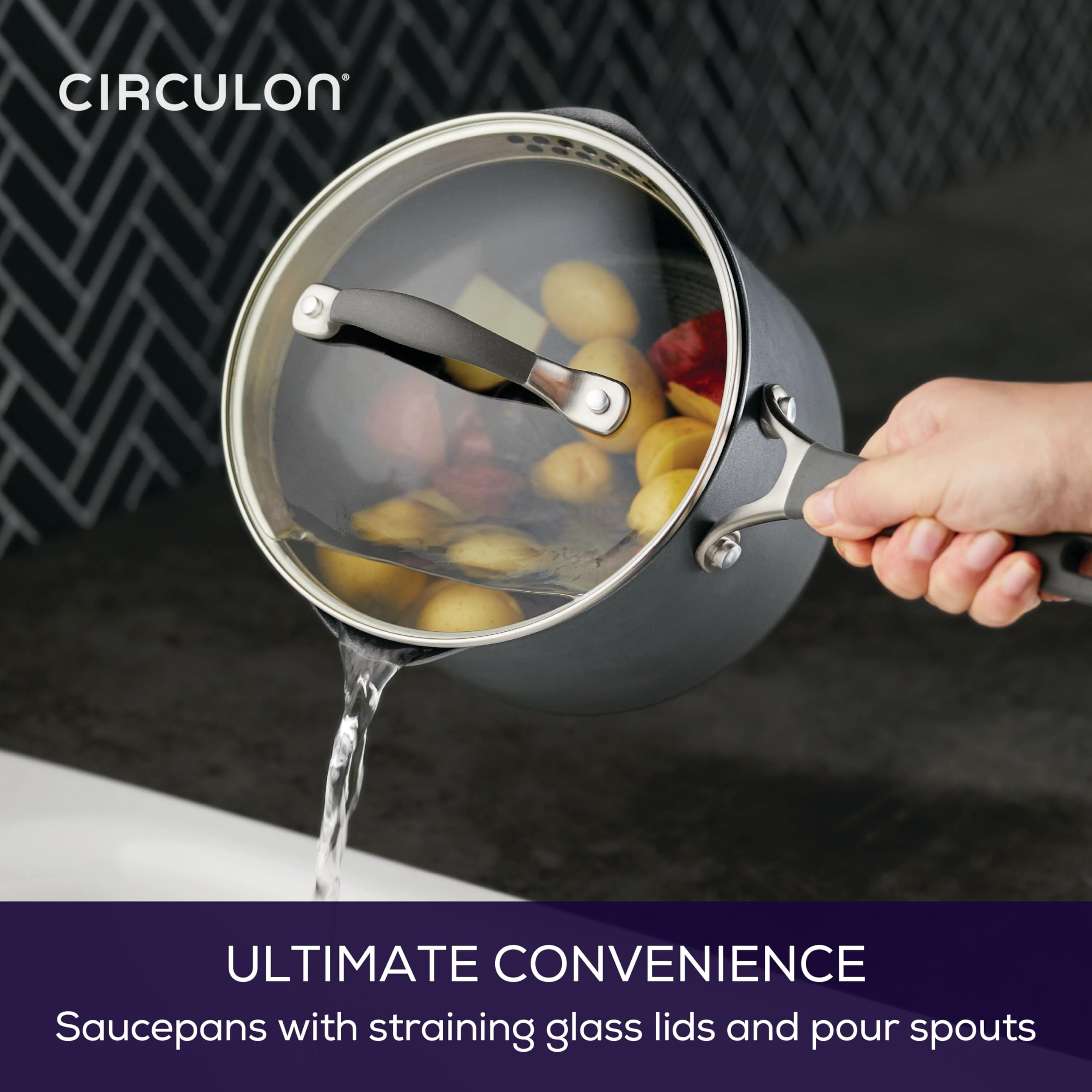Circulon faitout 6 pintes en action pour mijotage familial efficace