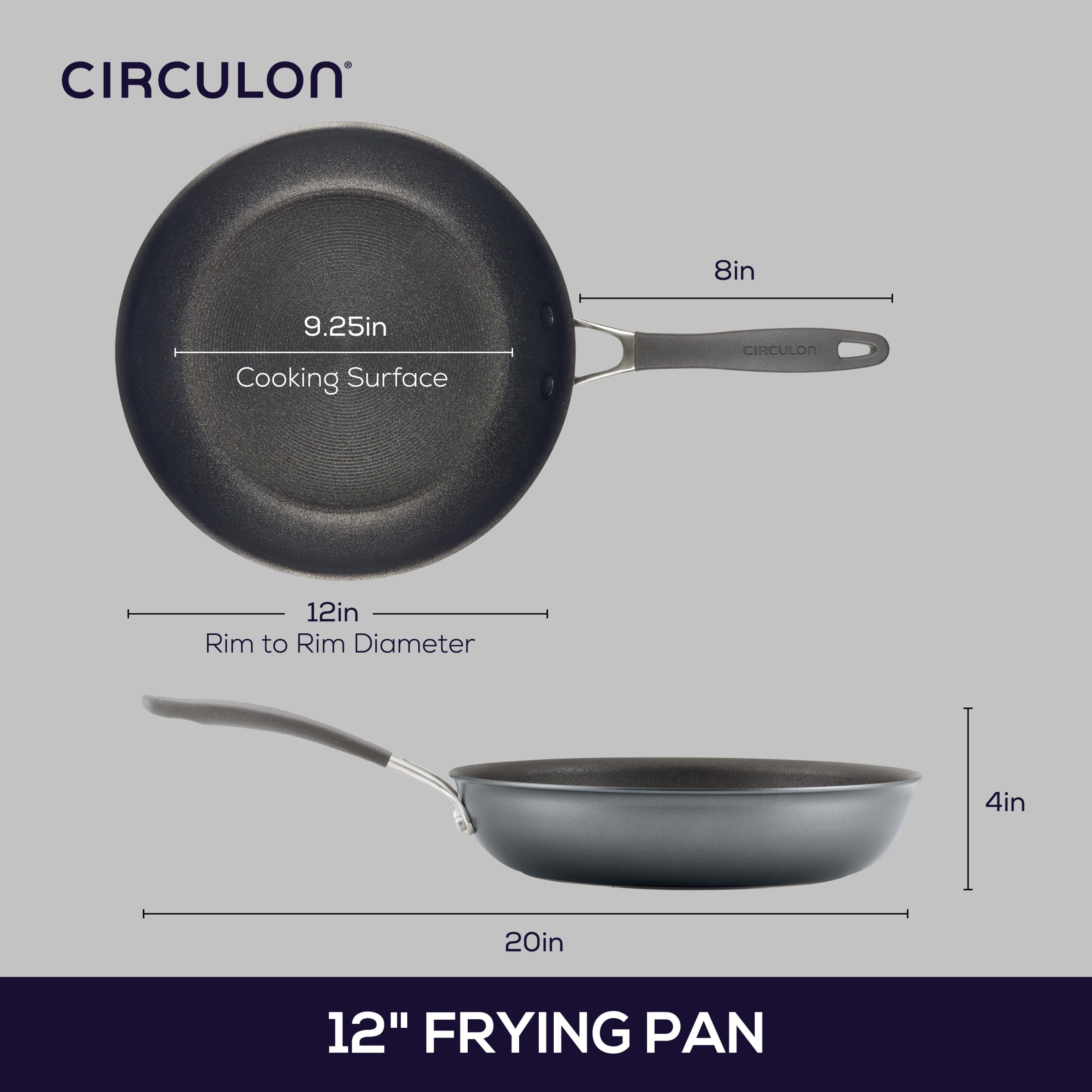 Circulon gros plan surface ScratchDefense pour cuisson sans accroche