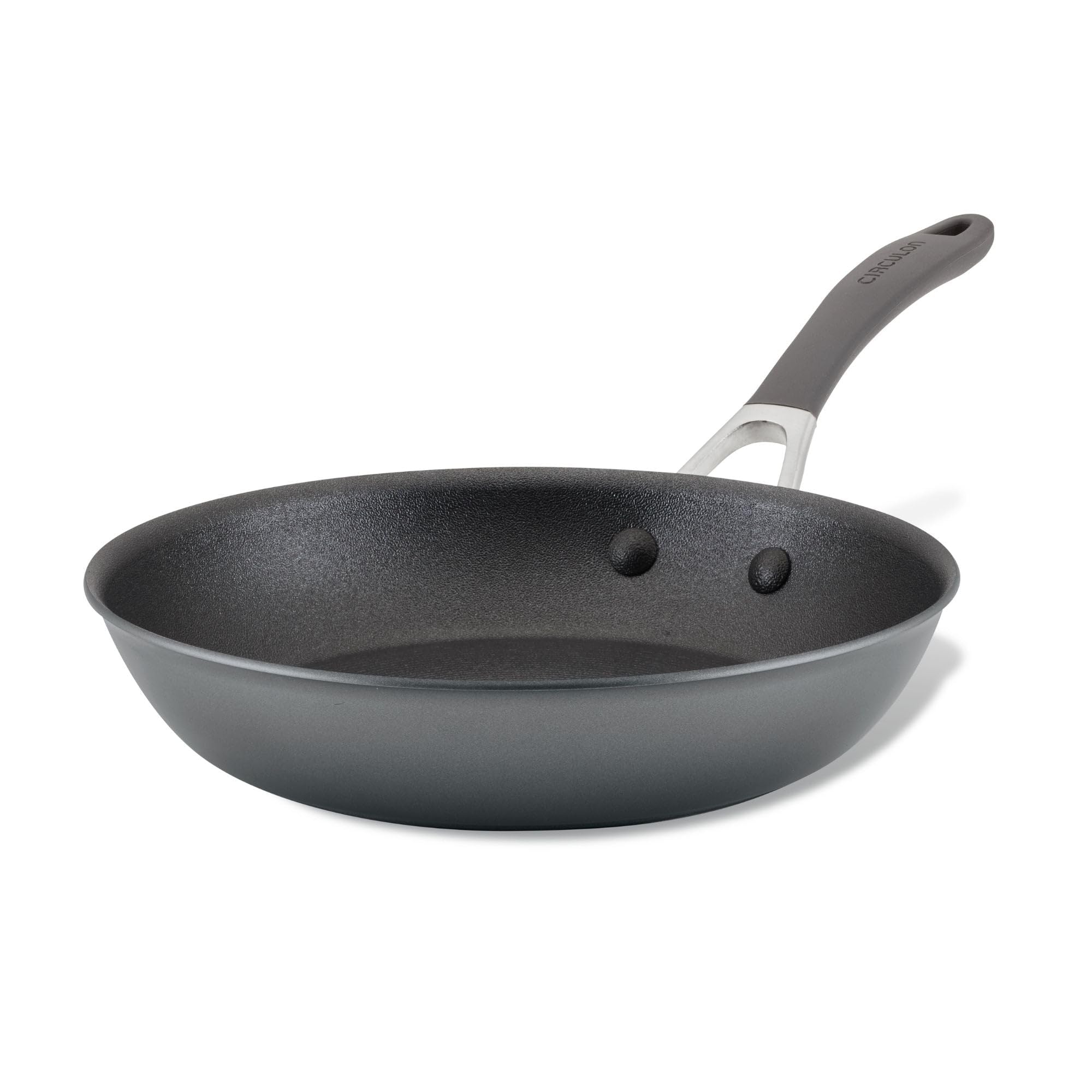 Circulon poêle face graphite montrant design durable et finition antiadhésive