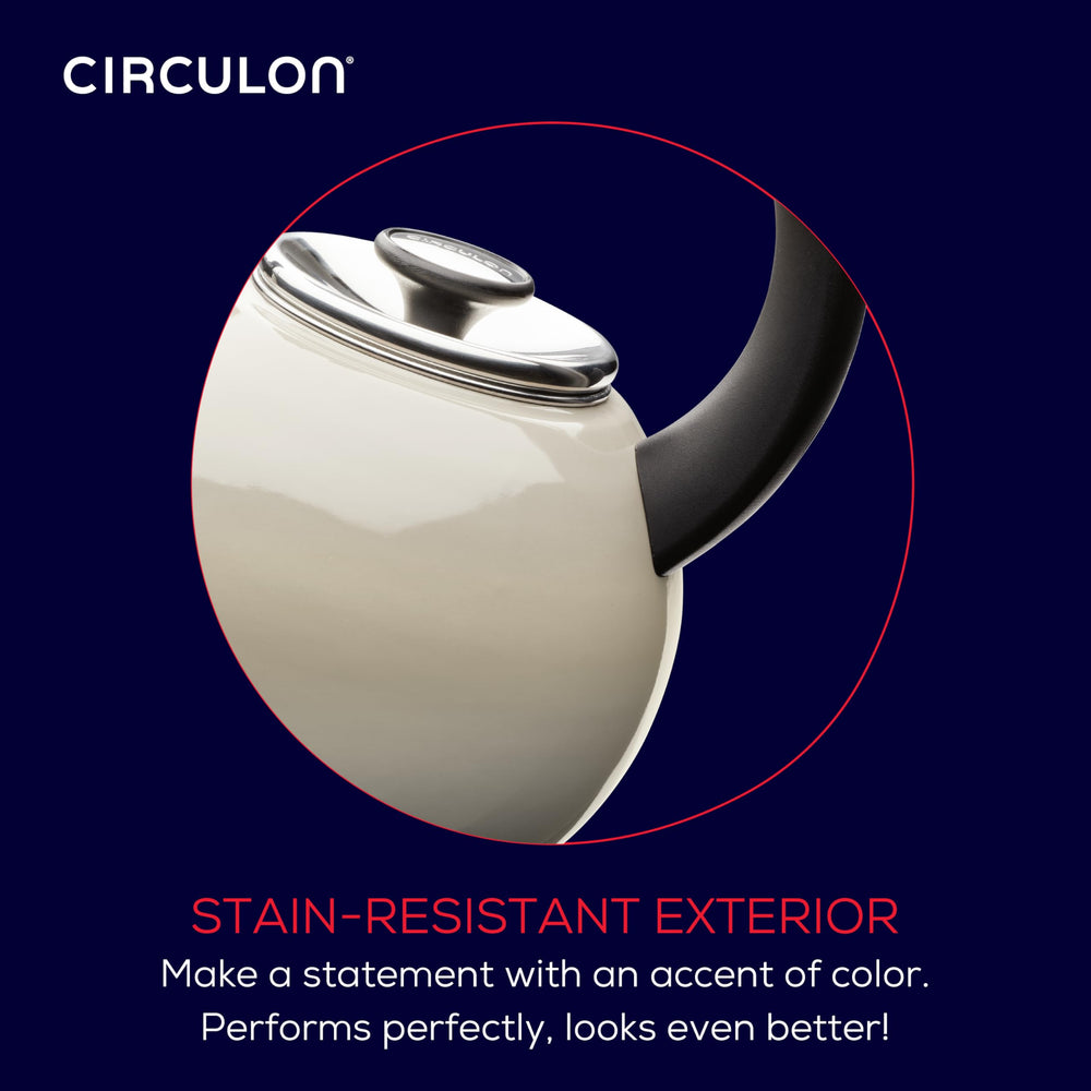 Circulon base induction vue dessous illustrant la compatibilité avec plaques à induction