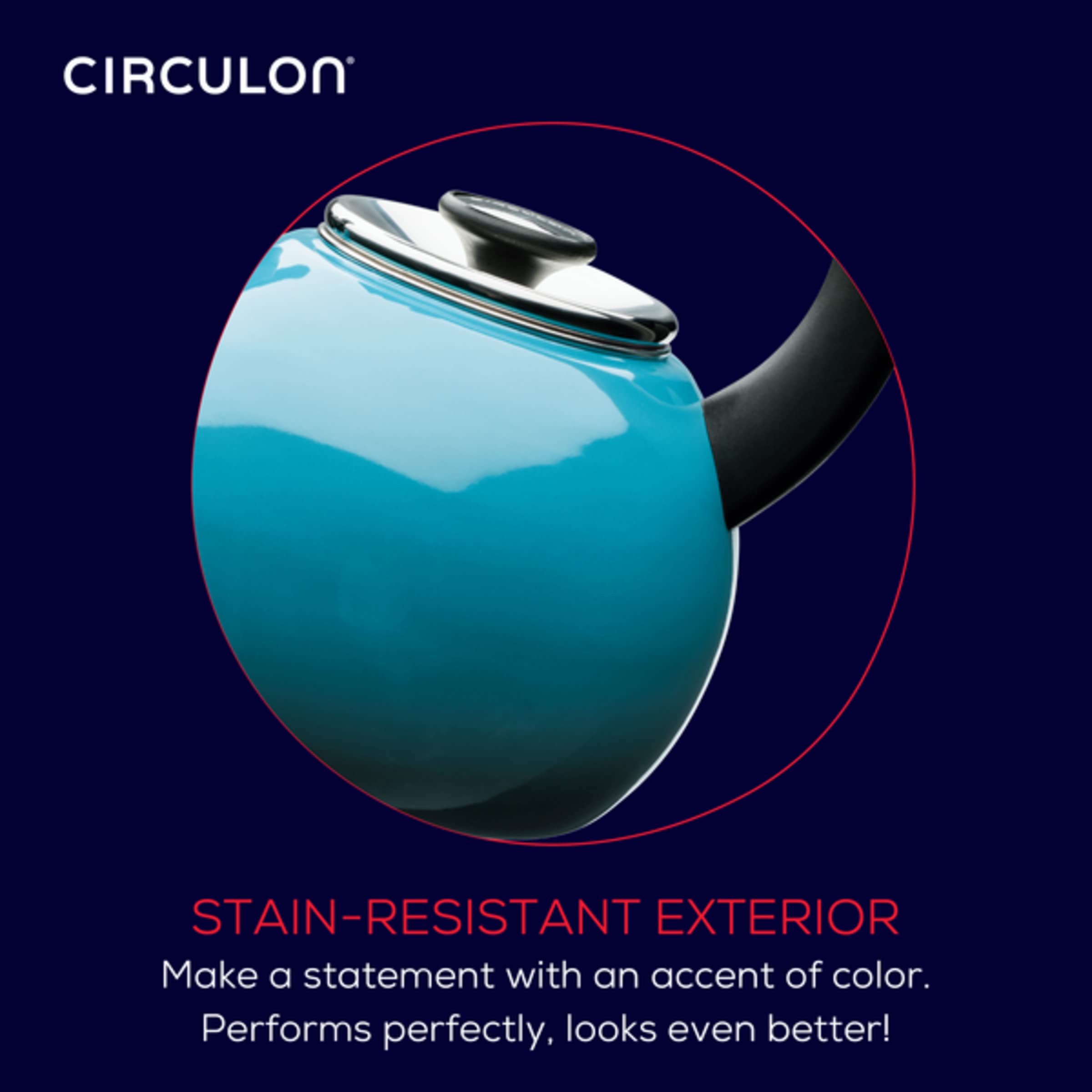 Circulon base compatible induction pour chauffe rapide et efficace
