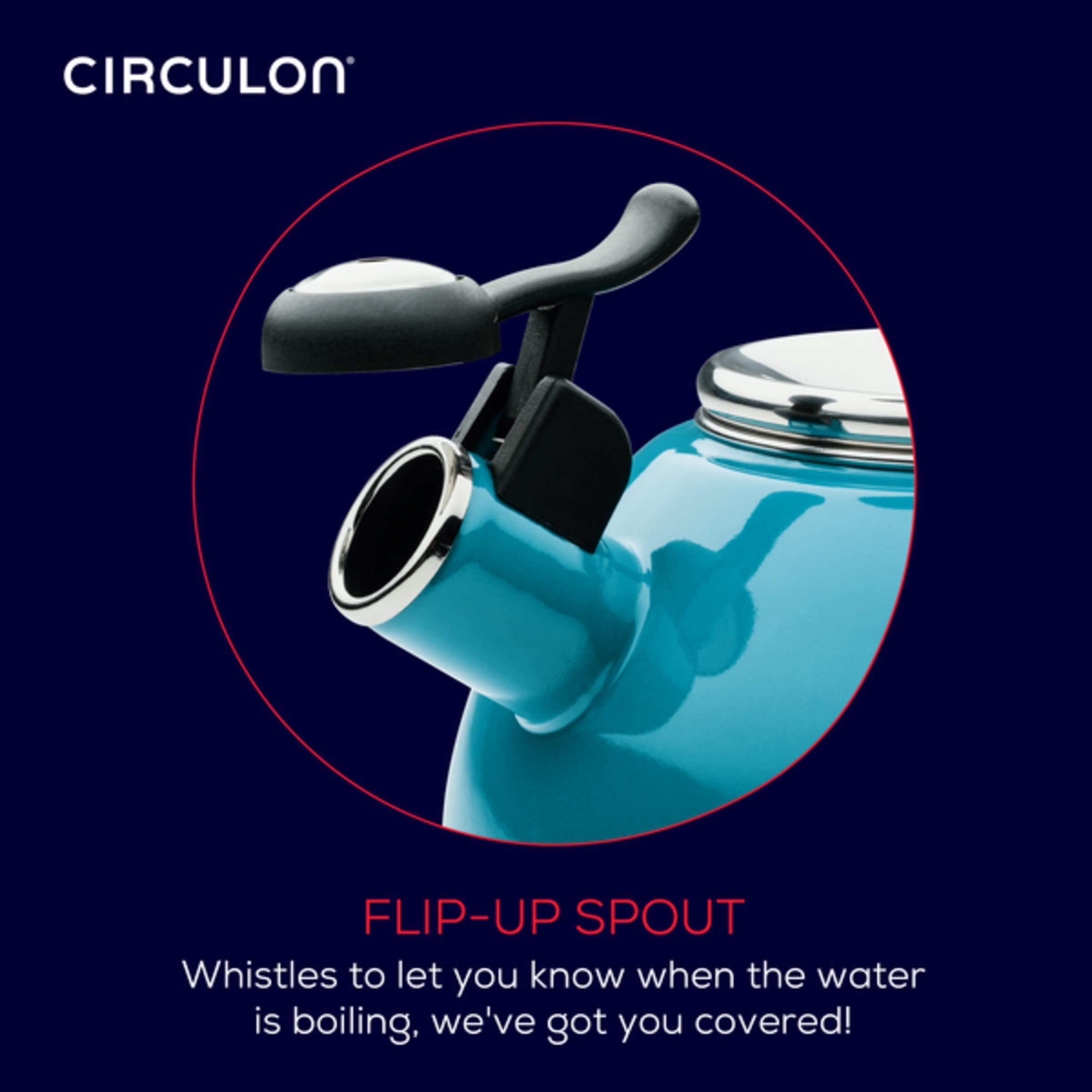 Circulon sifflet audible signalant ébullition pour sécurité