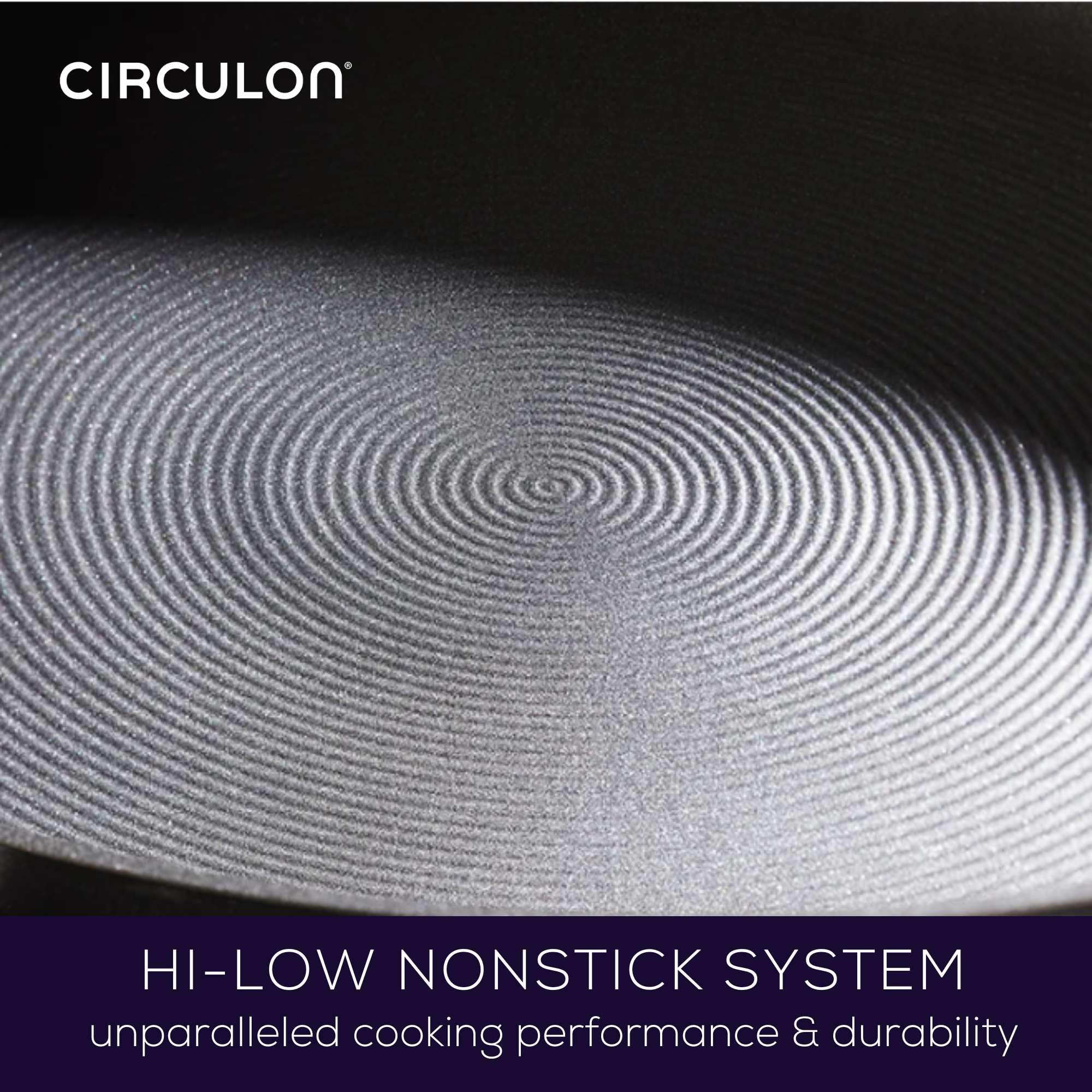 Circulon Radiance casseroles nidifiées économisant l’espace et facilitant le stockage