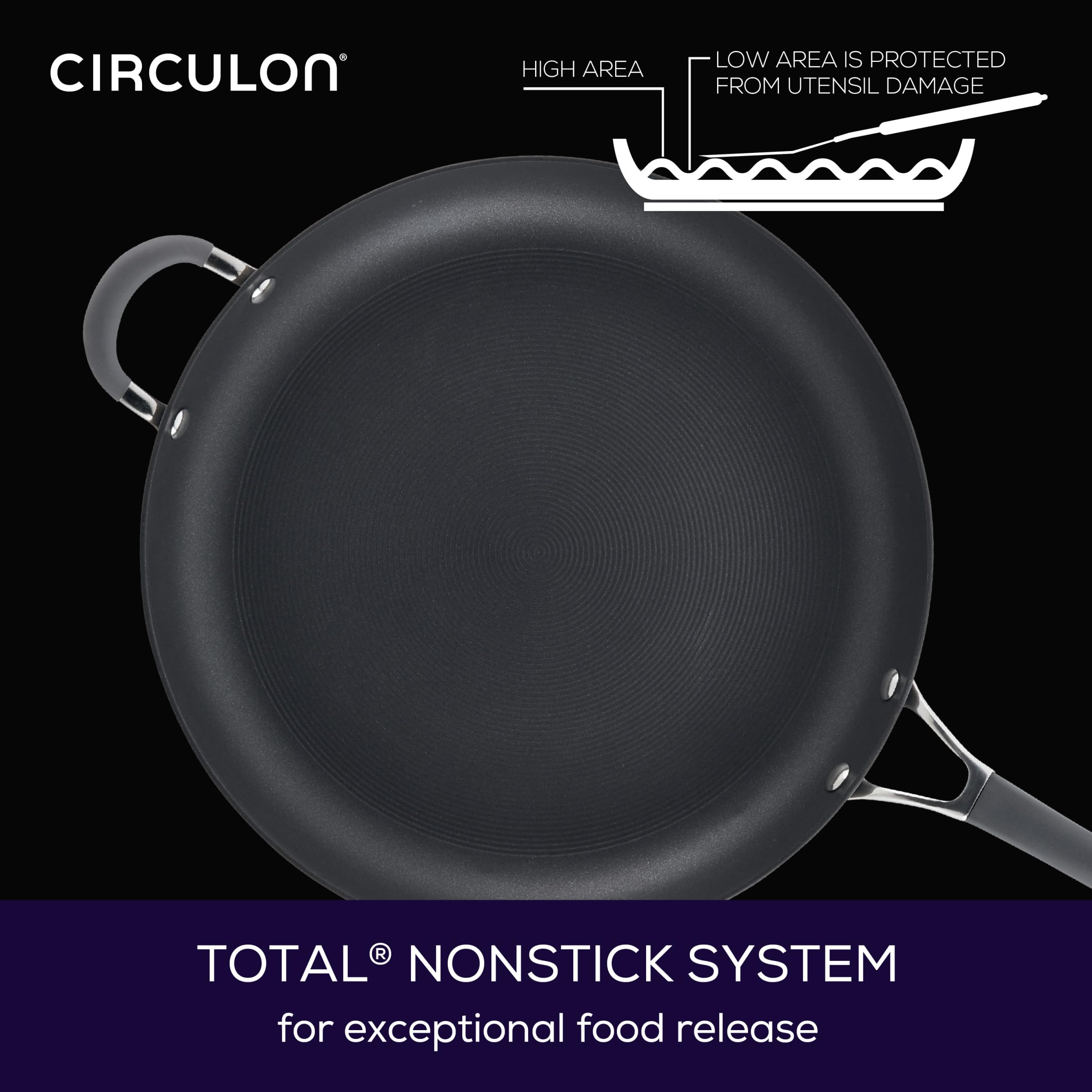 Circulon Radiance en cuisson montrant décollement aisé des œufs