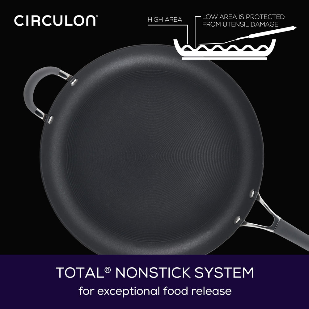 Circulon Radiance en cuisson montrant décollement aisé des œufs