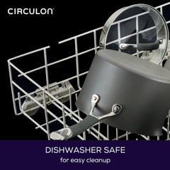 Circulon Radiance gros plan du revêtement TOTAL Nonstick pour nettoyage facile