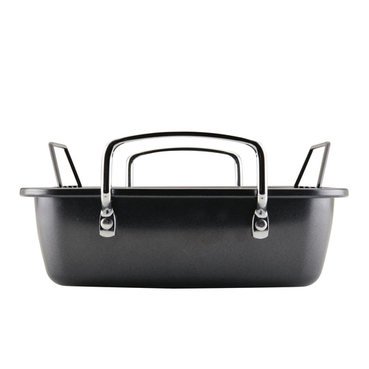 Circulon gros plan sur la grille amovible illustrant une cuisson uniforme