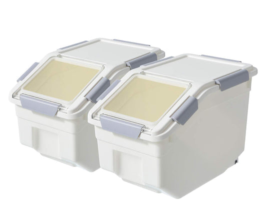 CITY BABY face du lot de deux boîtes hermétiques, rangement optimisé