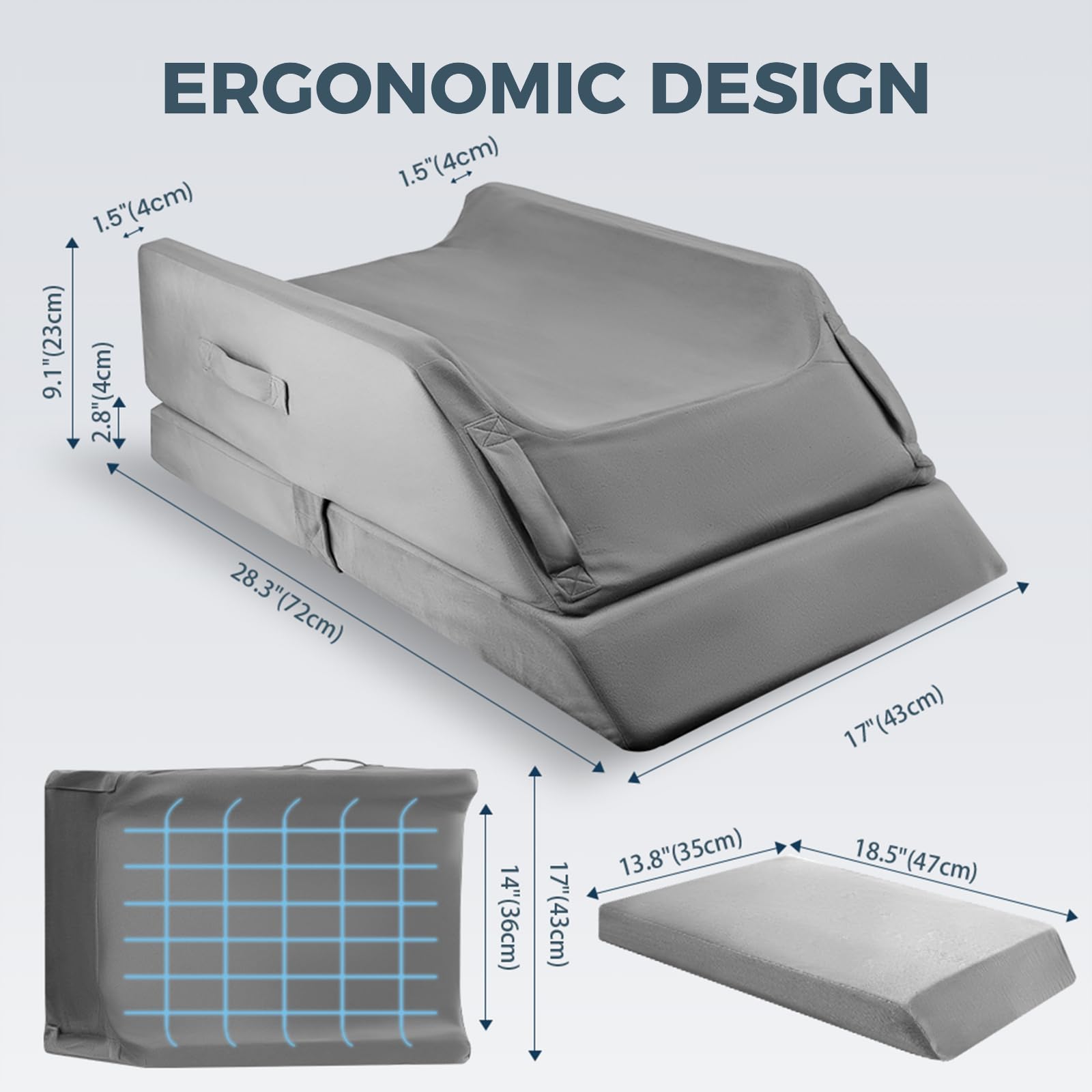 CIVJET coussin sur canapé améliorant confort pour travail assis