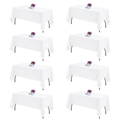 CKIKU nappe rectangulaire vue avant, finition nette et protection de table