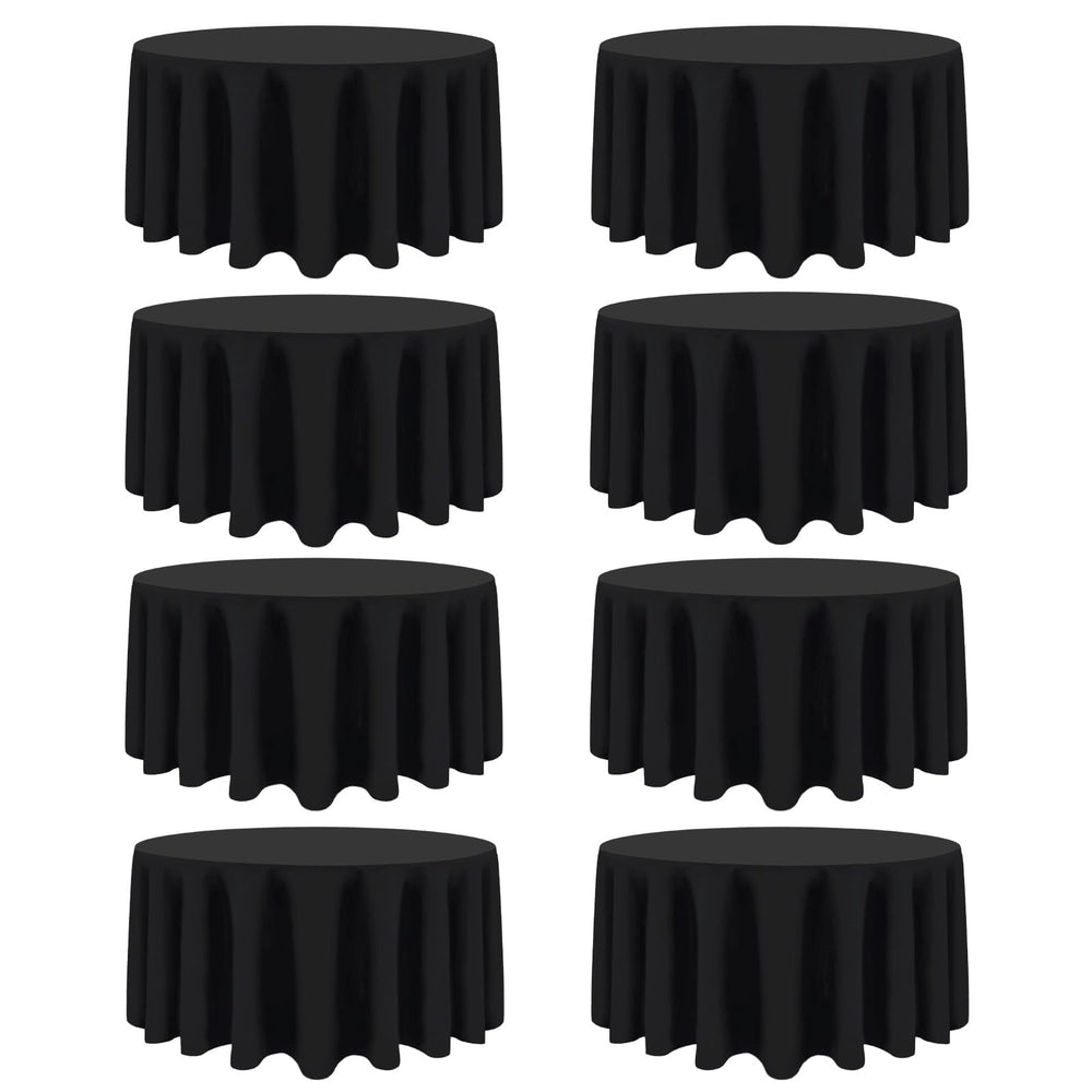 CKIKU nappe ronde pack avant montrant le lot économique et protection table
