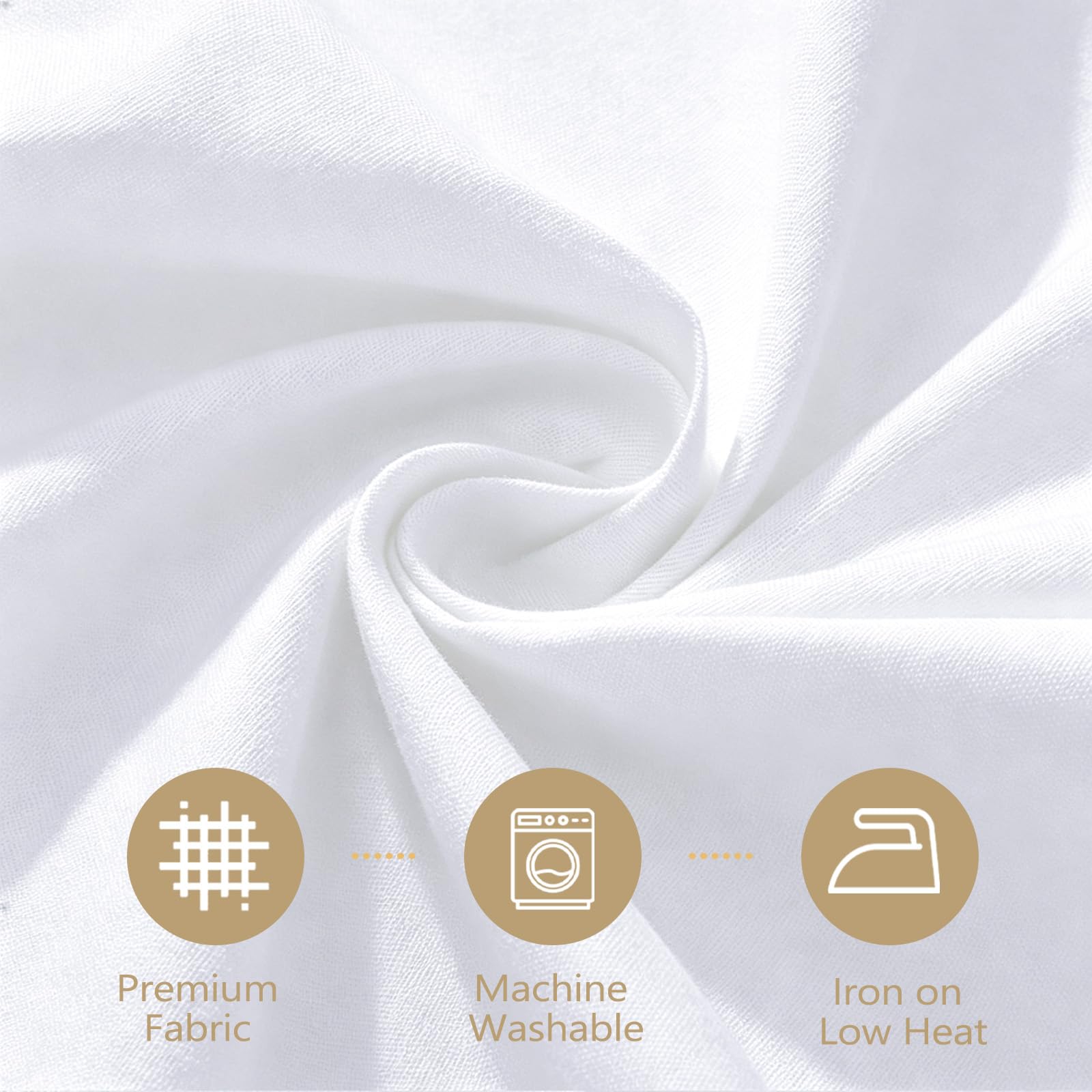 CKIKU lot de huit nappes pliées pour rangement compact et réassort pratique