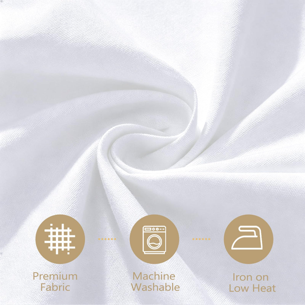CKIKU lot de huit nappes pliées pour rangement compact et réassort pratique