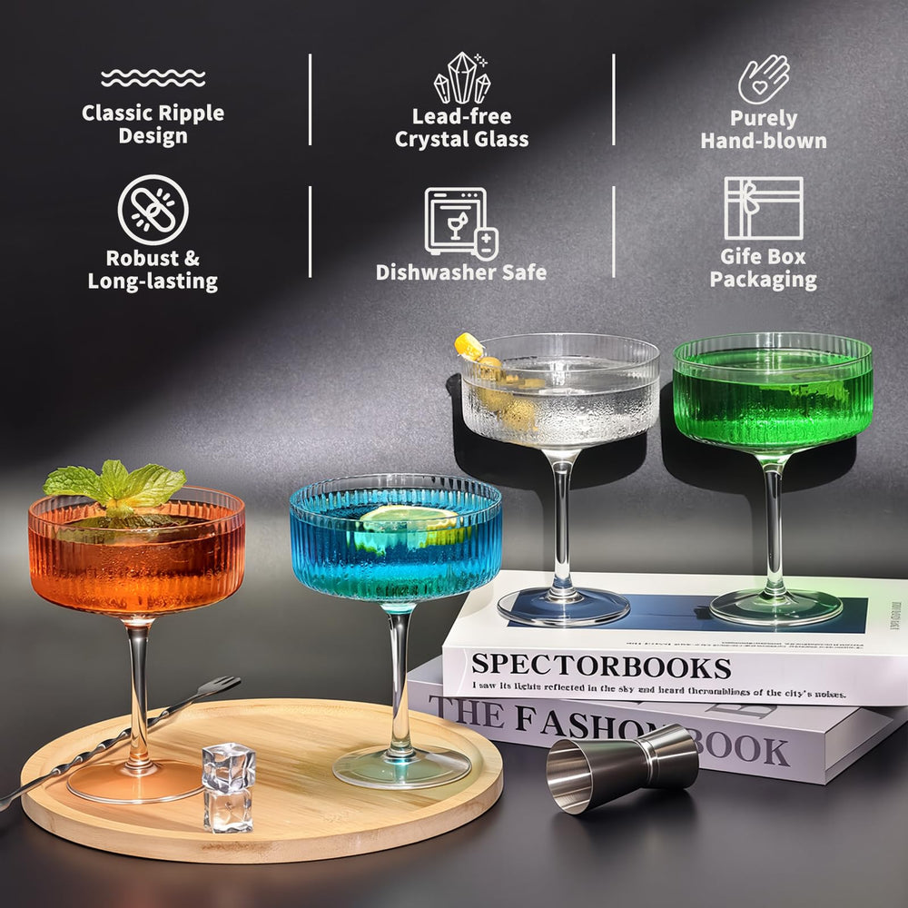 CL FUN quatre coupes dans leur coffret, emballage cadeau sécurisé