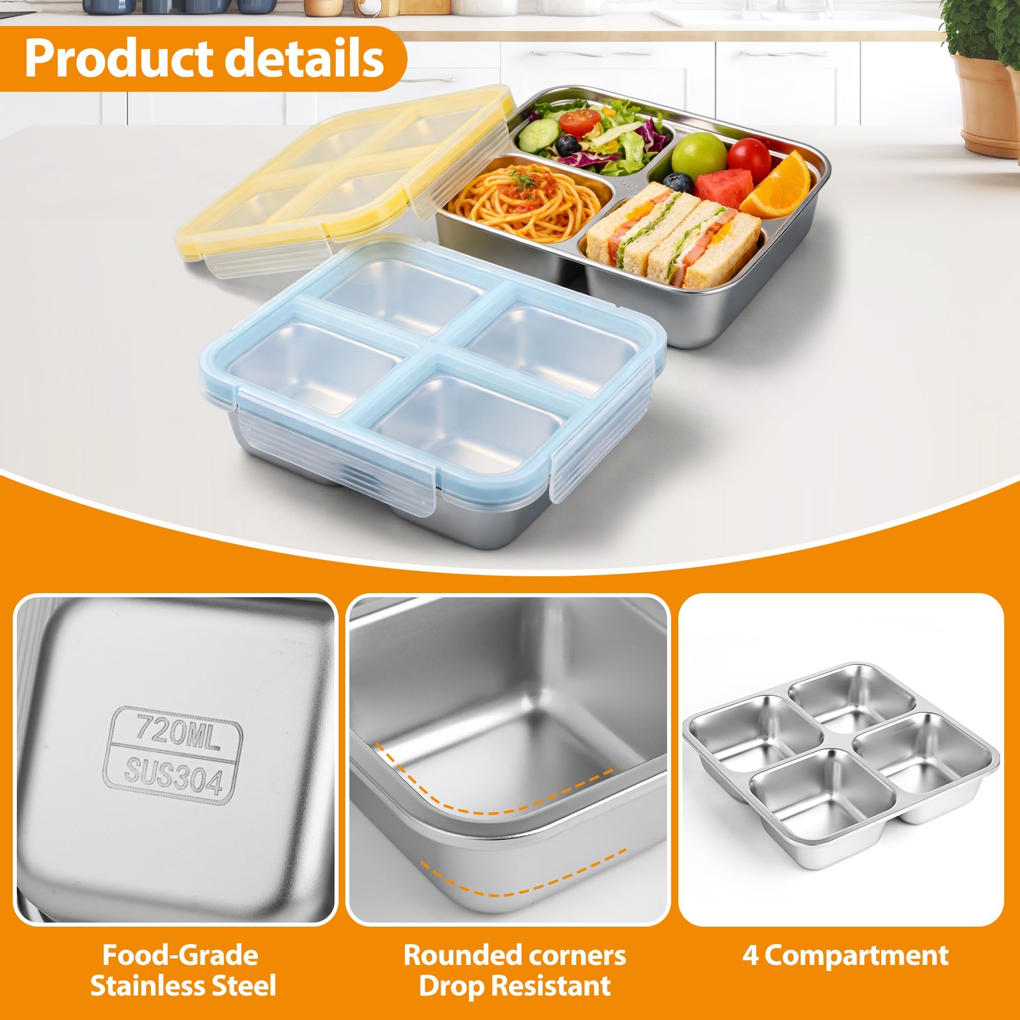 clamder boîte en usage sur un bureau, apporte repas organisé et gains de temps