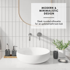 Clara Clark distributeur et porte-savon pour rangement pratique