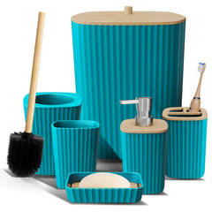 Clara Clark vue d'ensemble du set 6 pièces teal pour organisation et style