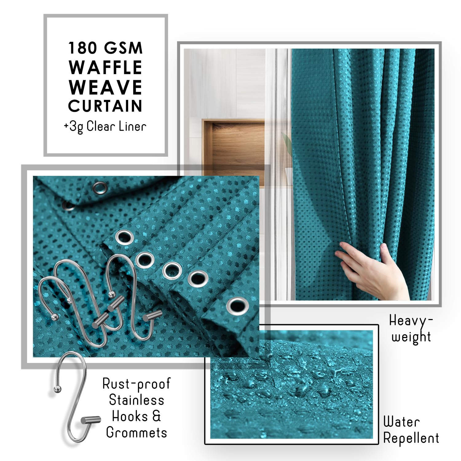 Clara Clark distributeur et gobelet teal pour routine quotidienne simplifiée