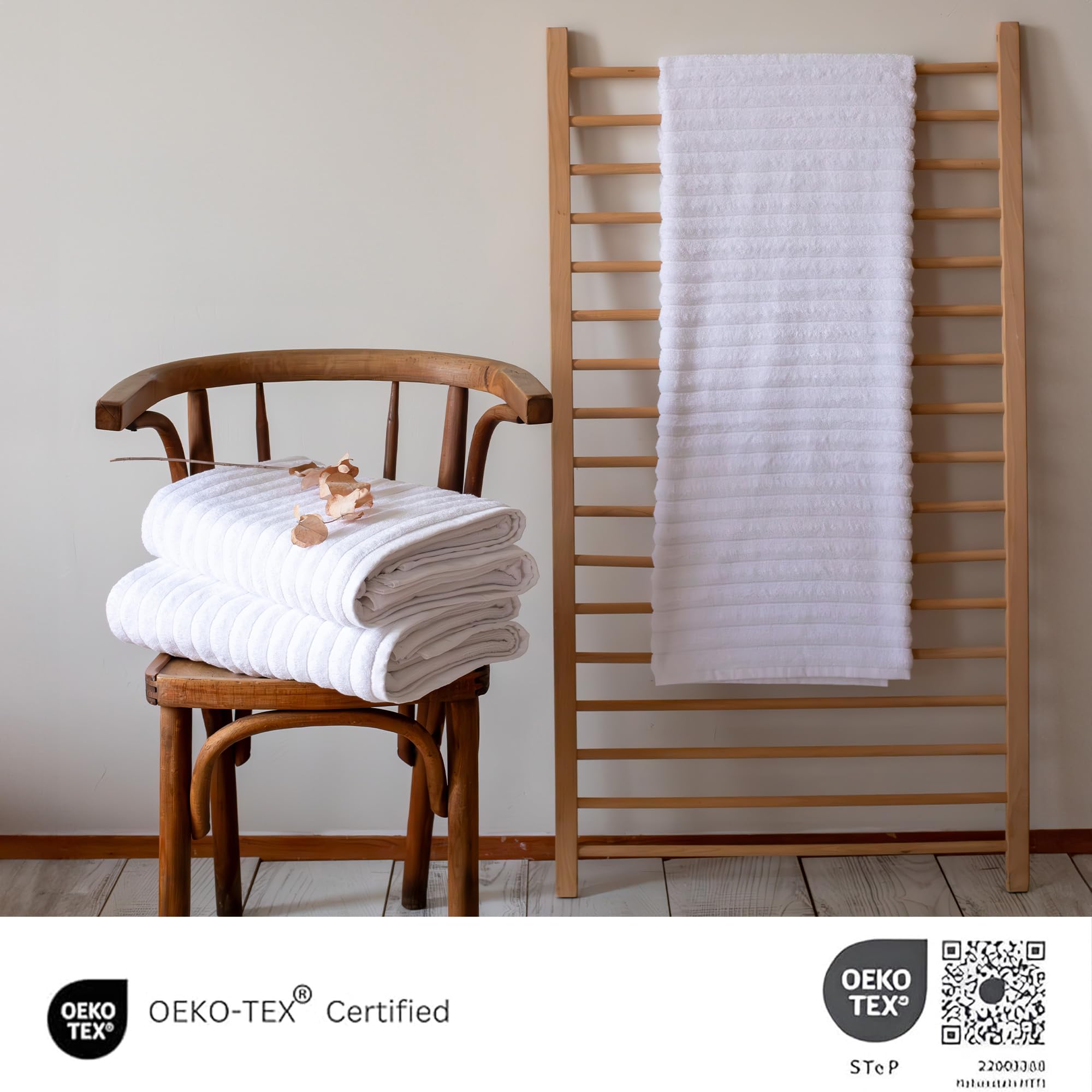 Classic Turkish Towels CTT en usage après douche offrant absorption rapide