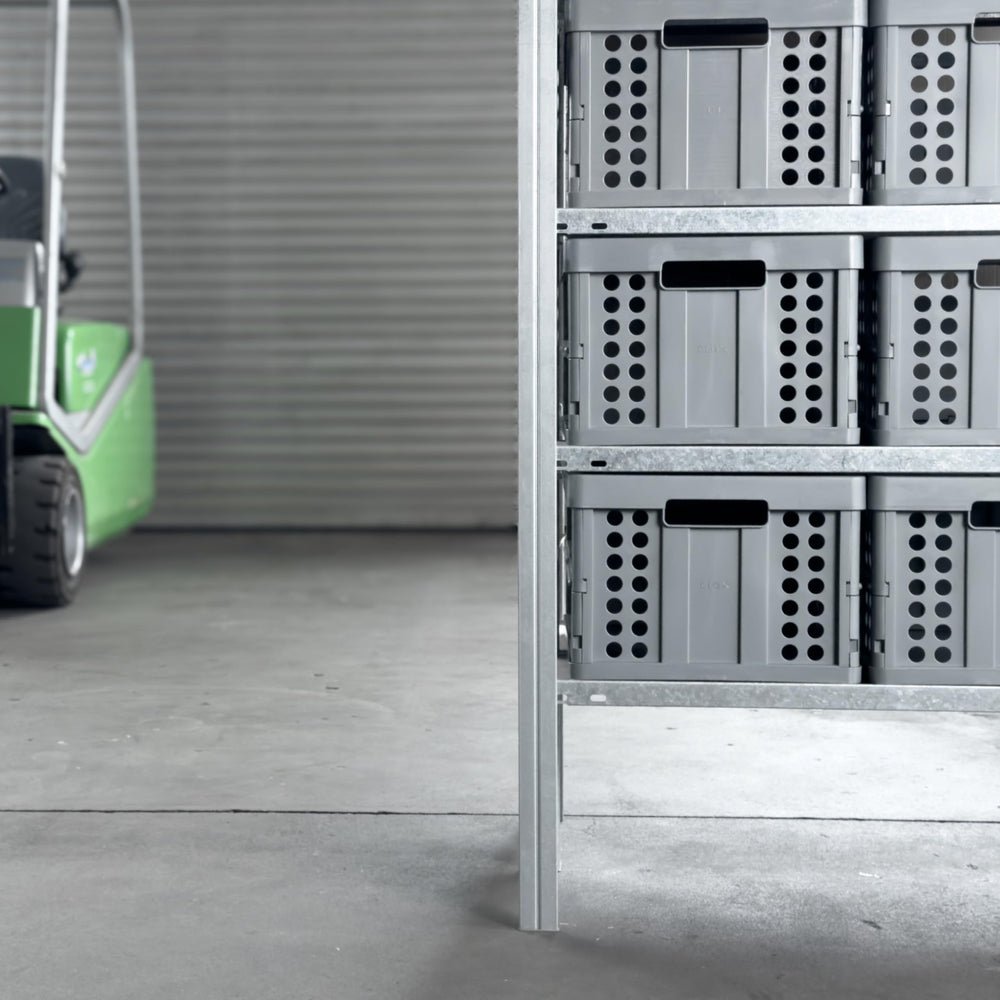 Clax crate étiquette Made in Germany attestant qualité et fabrication