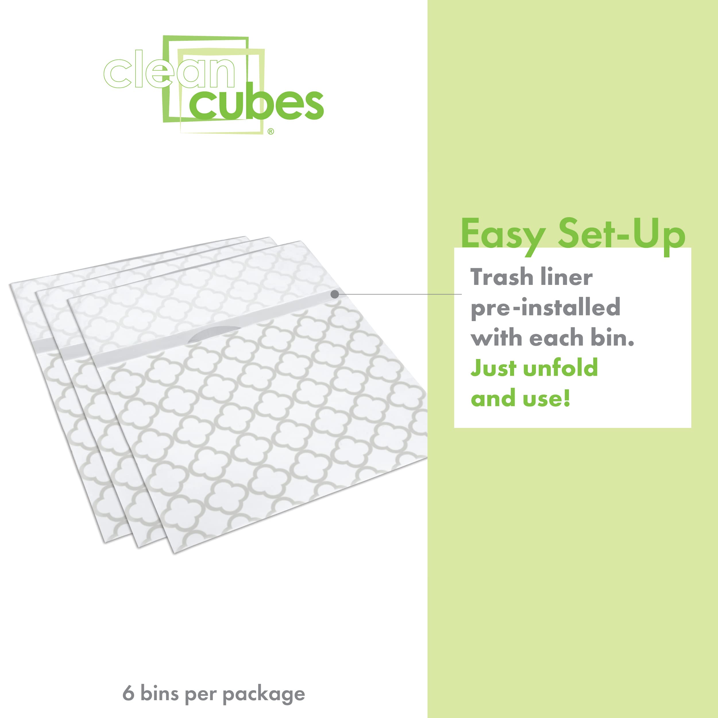 Clean Cubes en usage près d'un buffet facilitant le tri et le dépôt des déchets