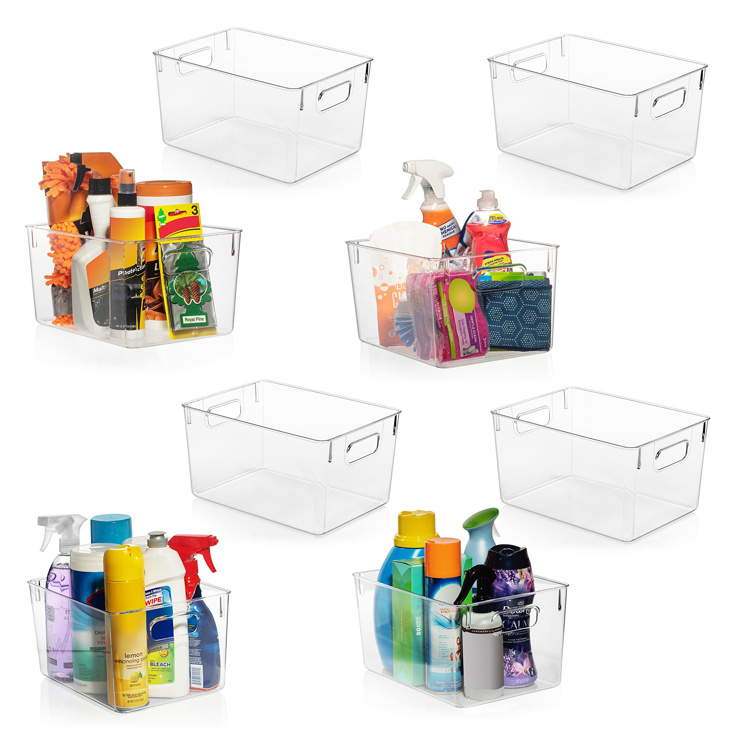 ClearSpace vue de face du bac transparent offrant organisation claire