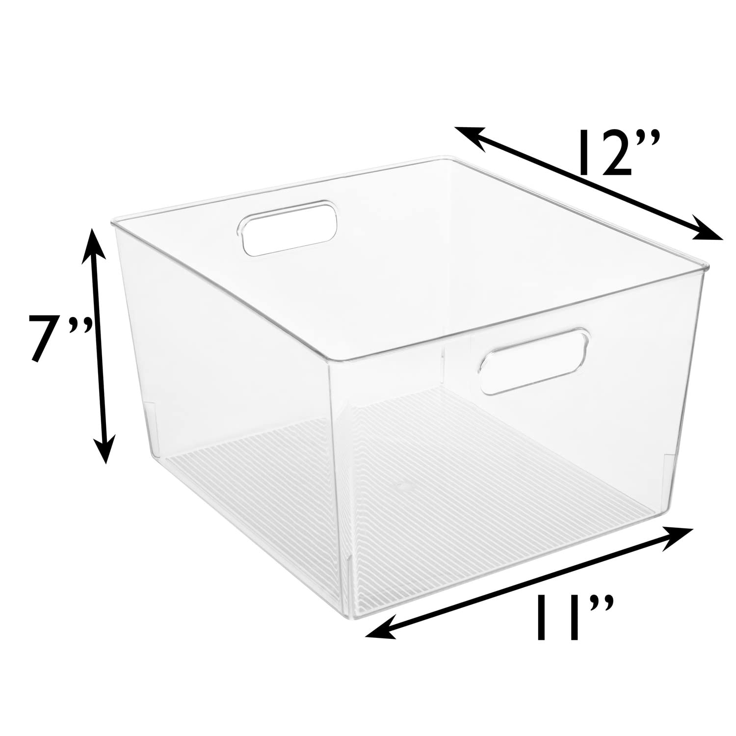 ClearSpace comparaison taille montrant dimensions 12x11x7 pouces pratiques
