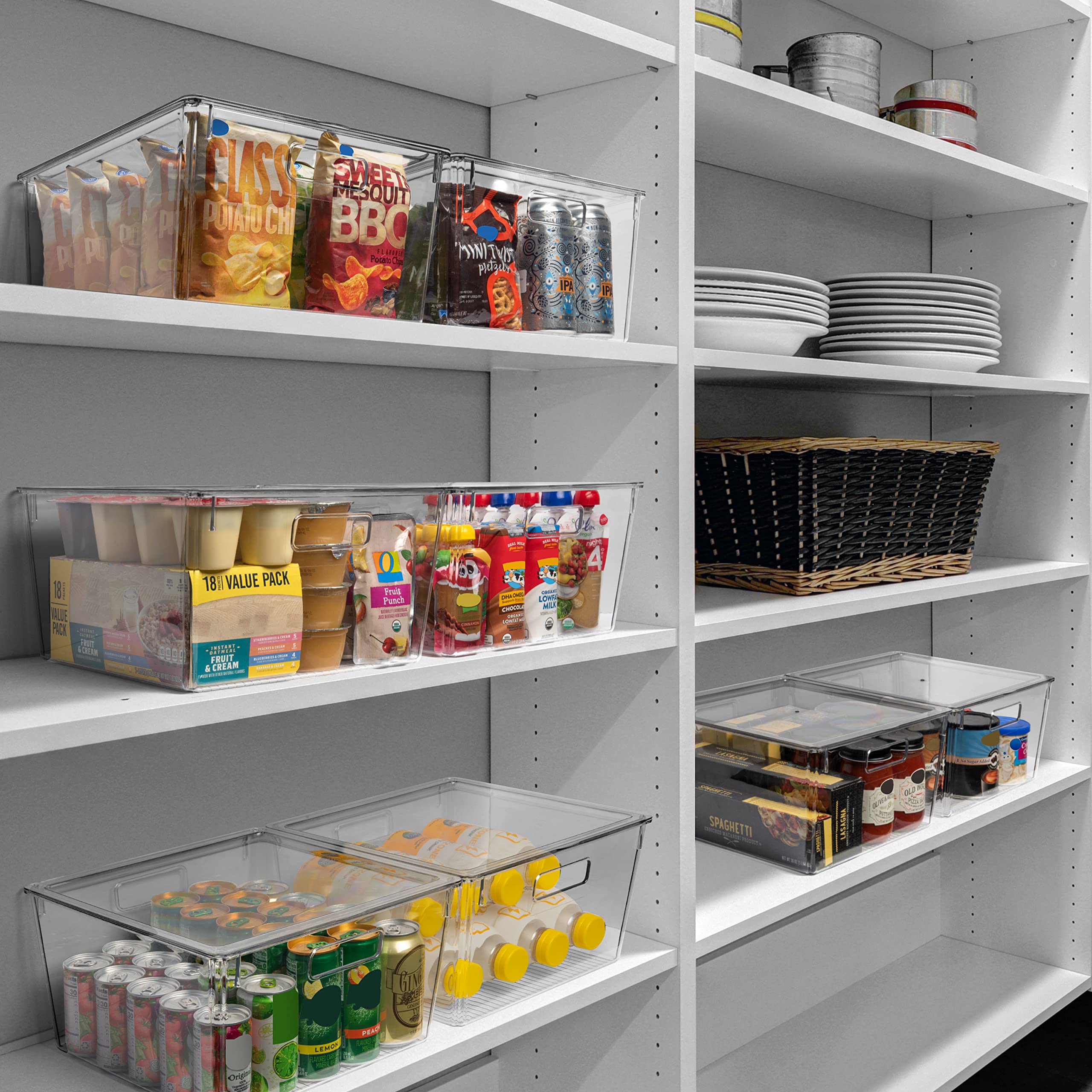 ClearSpace bac en usage dans garde-manger pour visibilité immédiate