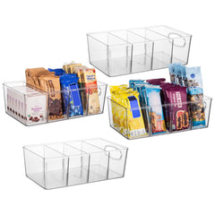 ClearSpace vue avant du bac transparent montrant l'organisation pratique