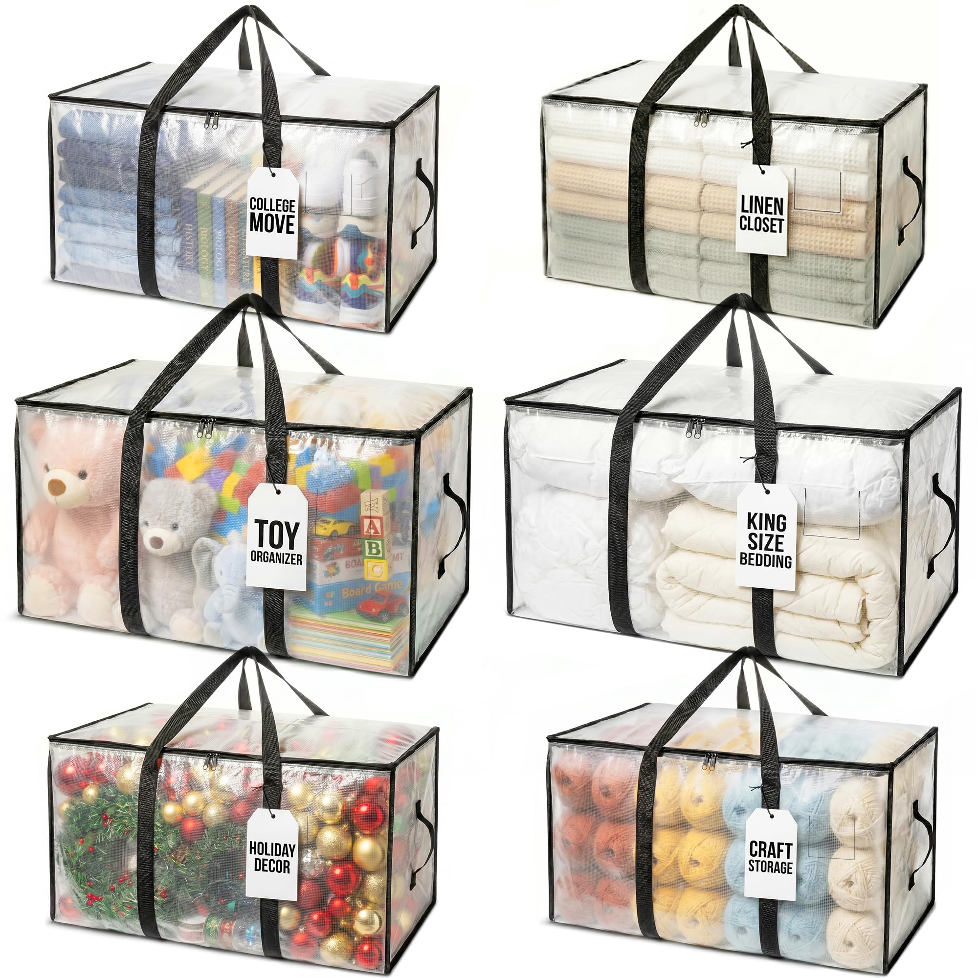 ClearSpace sac face avant montrant grand volume et ouverture facile
