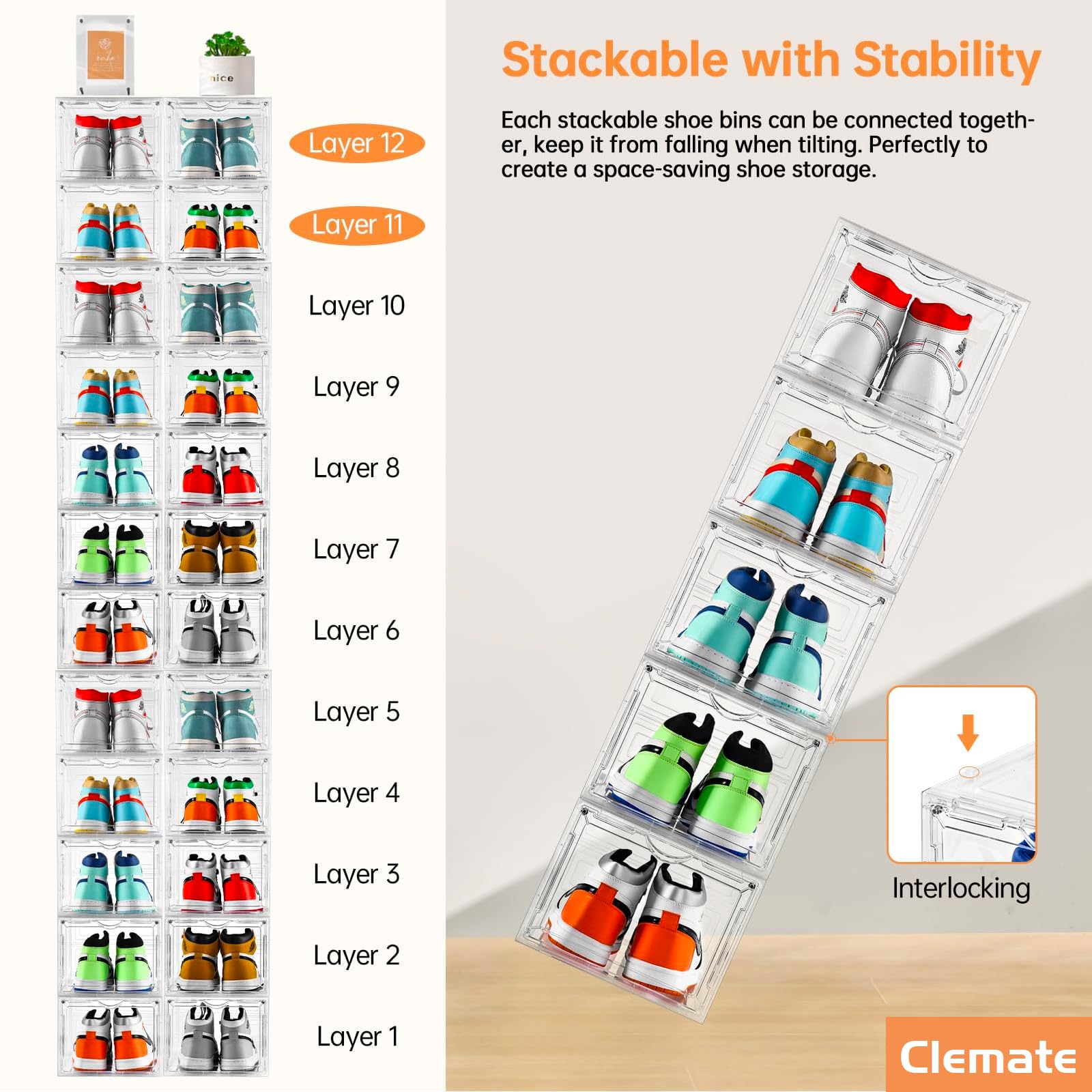 Clemate mise à l'échelle comparant taille US12 utile pour choix