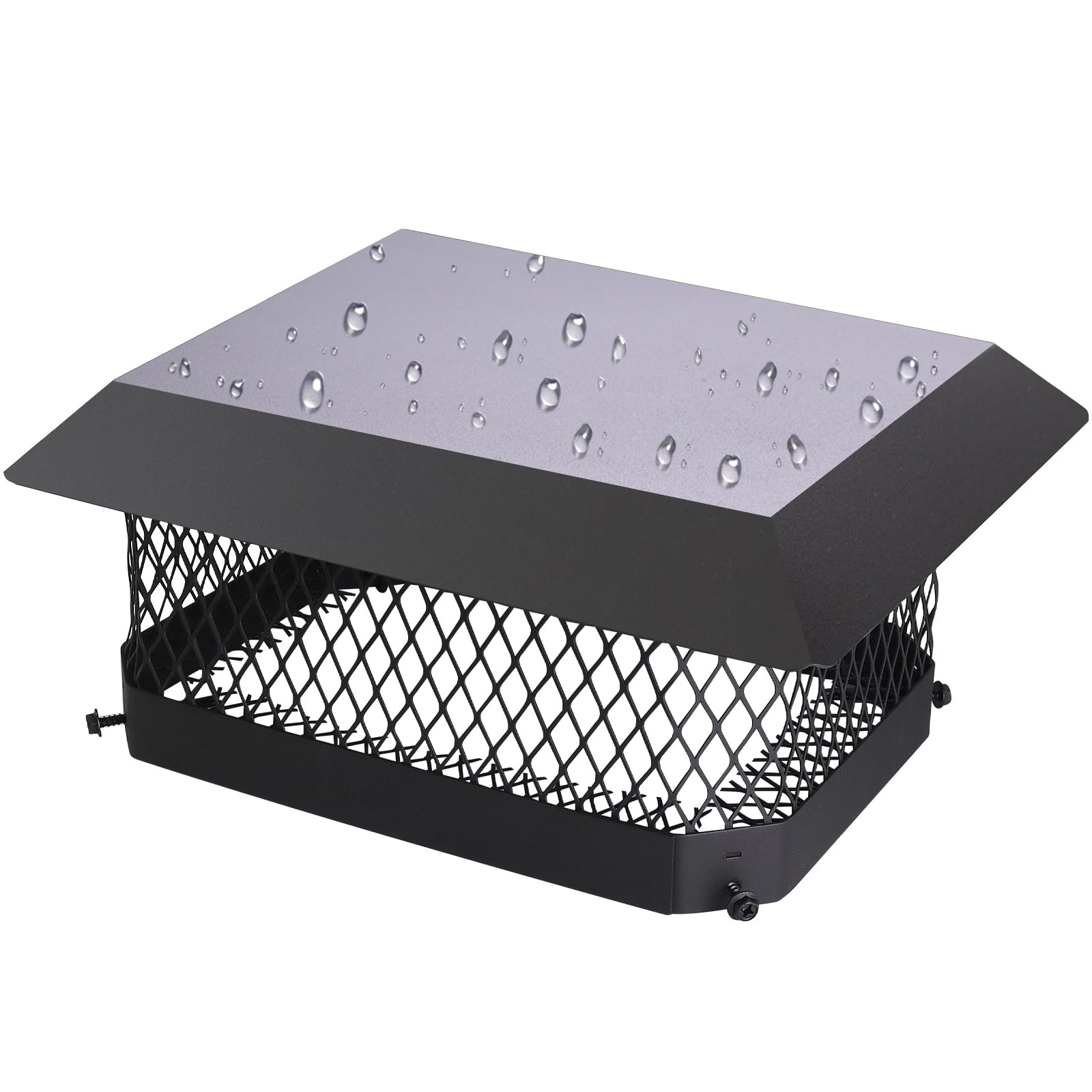 CLLOMAGY chapeau de cheminée face avant montrant protection et robustesse