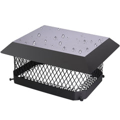 CLLOMAGY chapeau de cheminée face avant montrant protection et robustesse