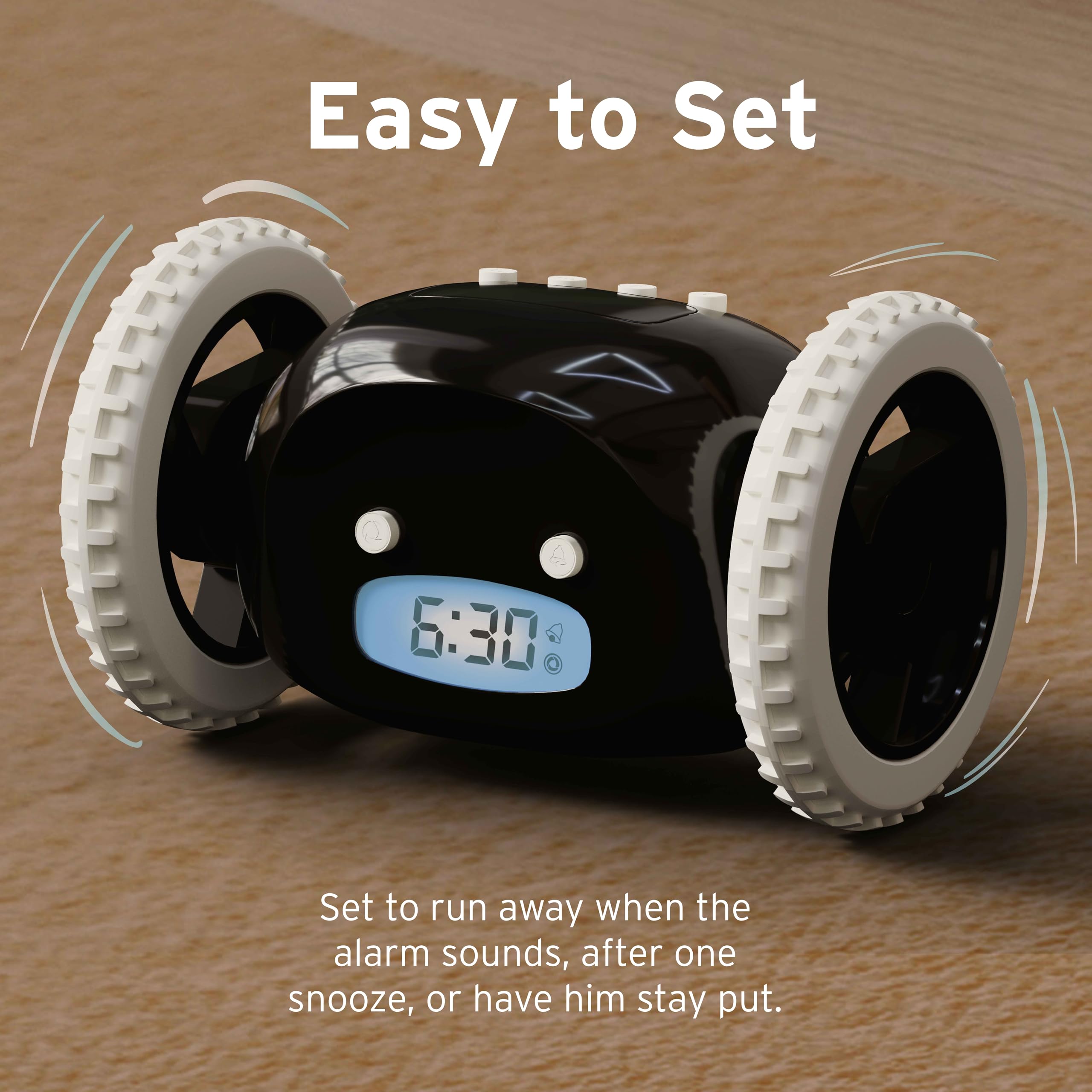 CLOCKY emballage et accessoires prêt à l'offrir comme cadeau utile et amusant
