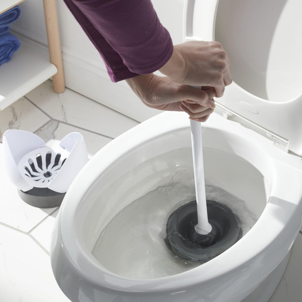Clorox ensemble de deux ventouses rangées pour organisation de la salle de bain