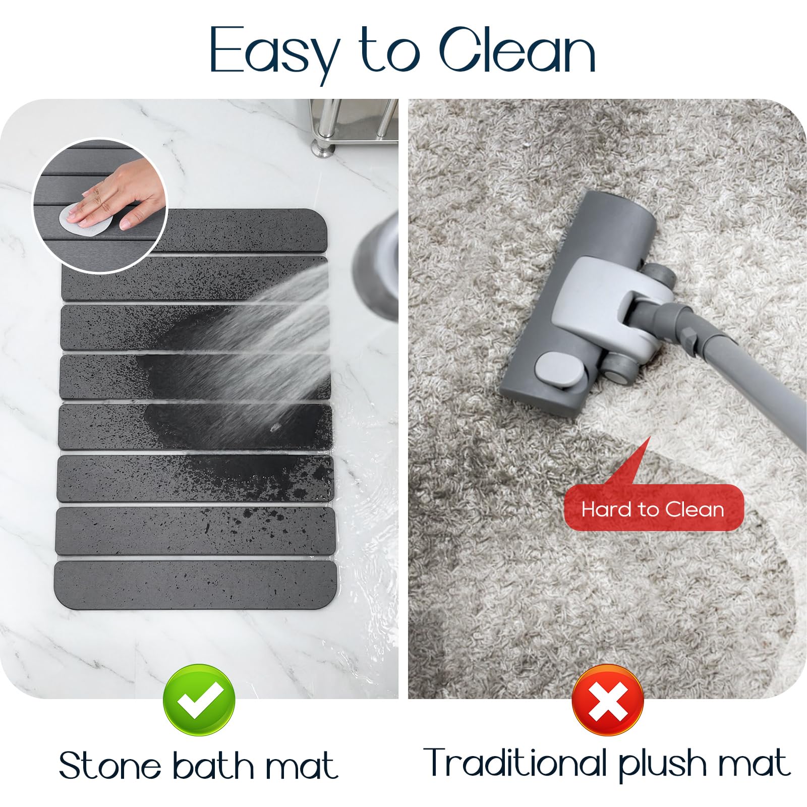 Closefriend tapis en usage à la sortie de douche offrant surface sèche et sûre