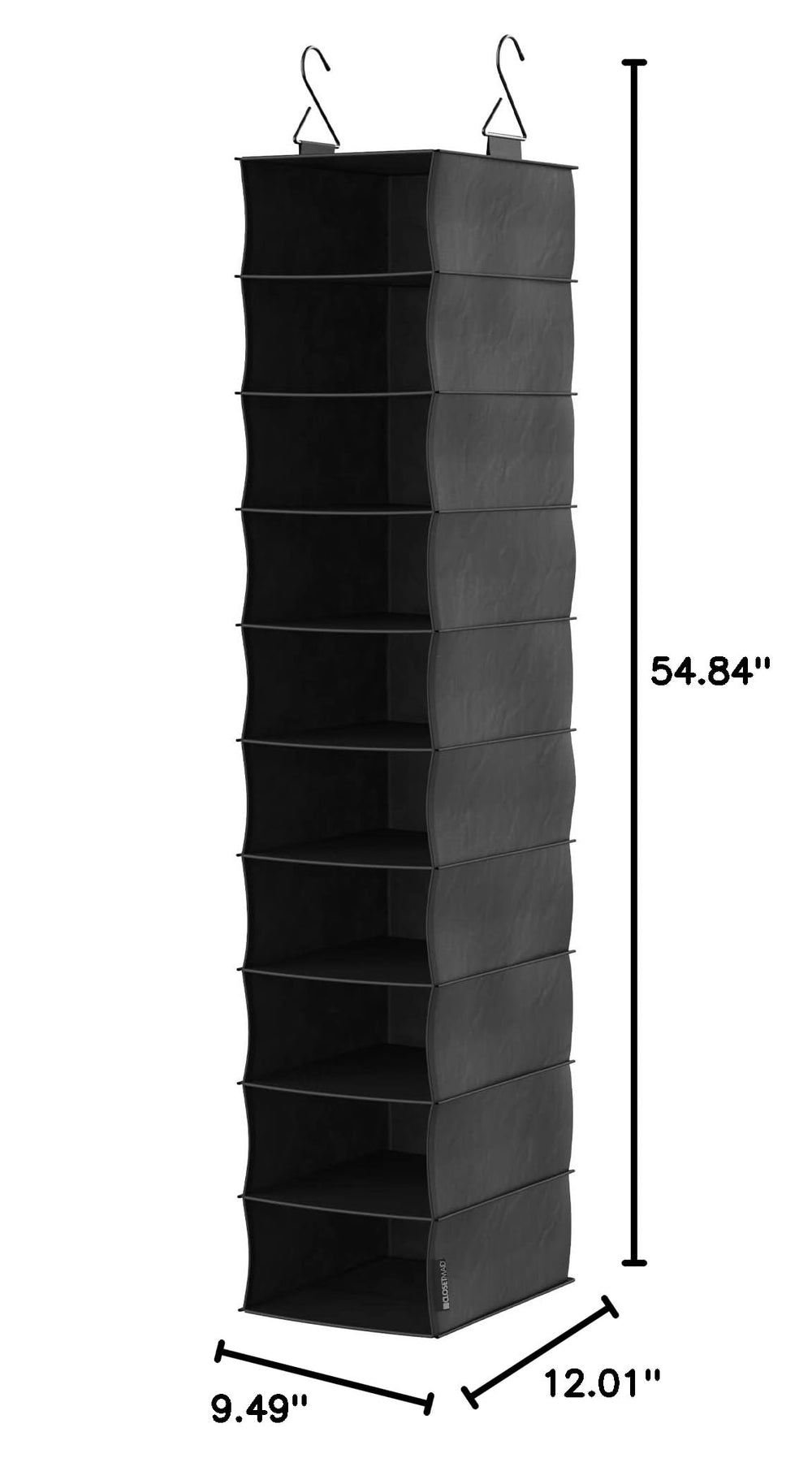 ClosetMaid installé dans une chambre optimisant l'espace vertical
