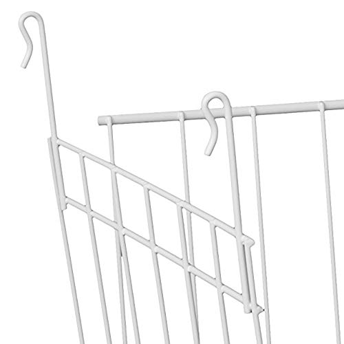 ClosetMaid gros plan finition blanche facile à nettoyer et esthétique neutre