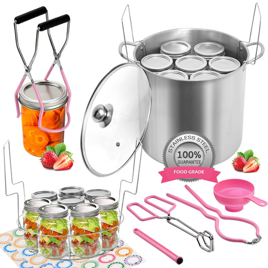 Clroursim marmite rose en acier inoxydable montrant la garniture et la finition, durabilité