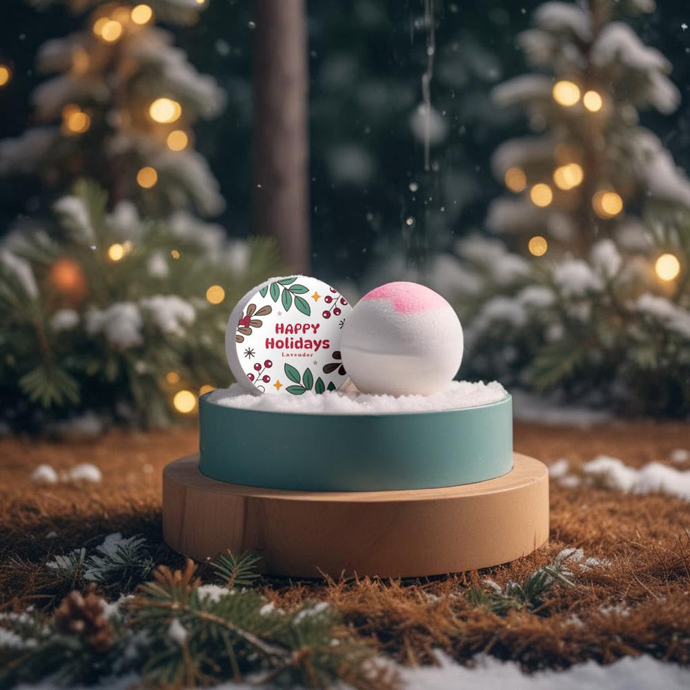 Clxfcgiv bombe de bain effervescente en gros plan pour un bain relaxant