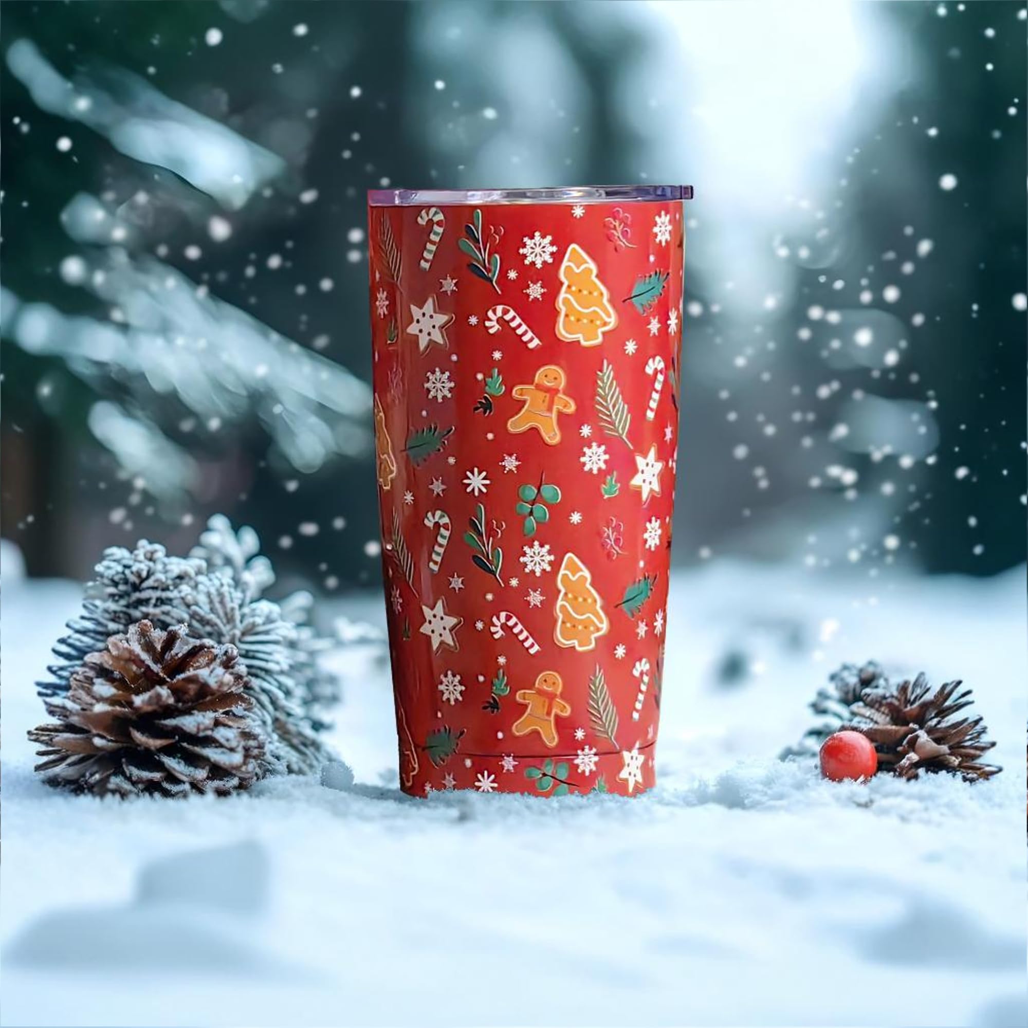 Clxfcgiv bougie parfumée aux senteurs de Noël pour ambiance chaleureuse