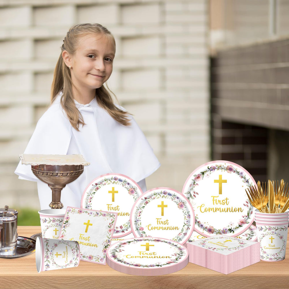 CMUSKO assiette dessert et serviette assorties, coordonne la table rapidement