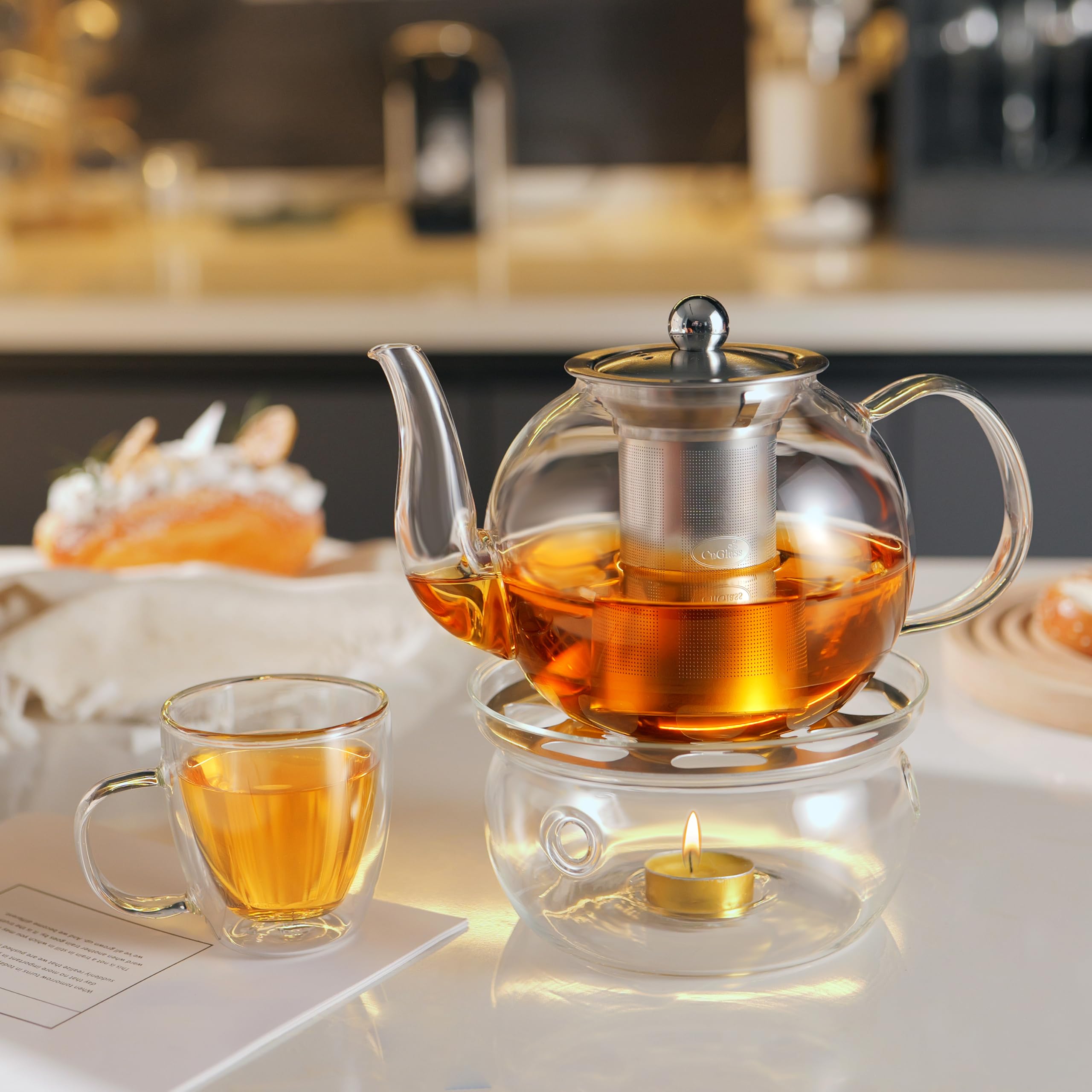 CNGLASS comparaison taille avec tasse pour évaluer capacité 2–4 tasses