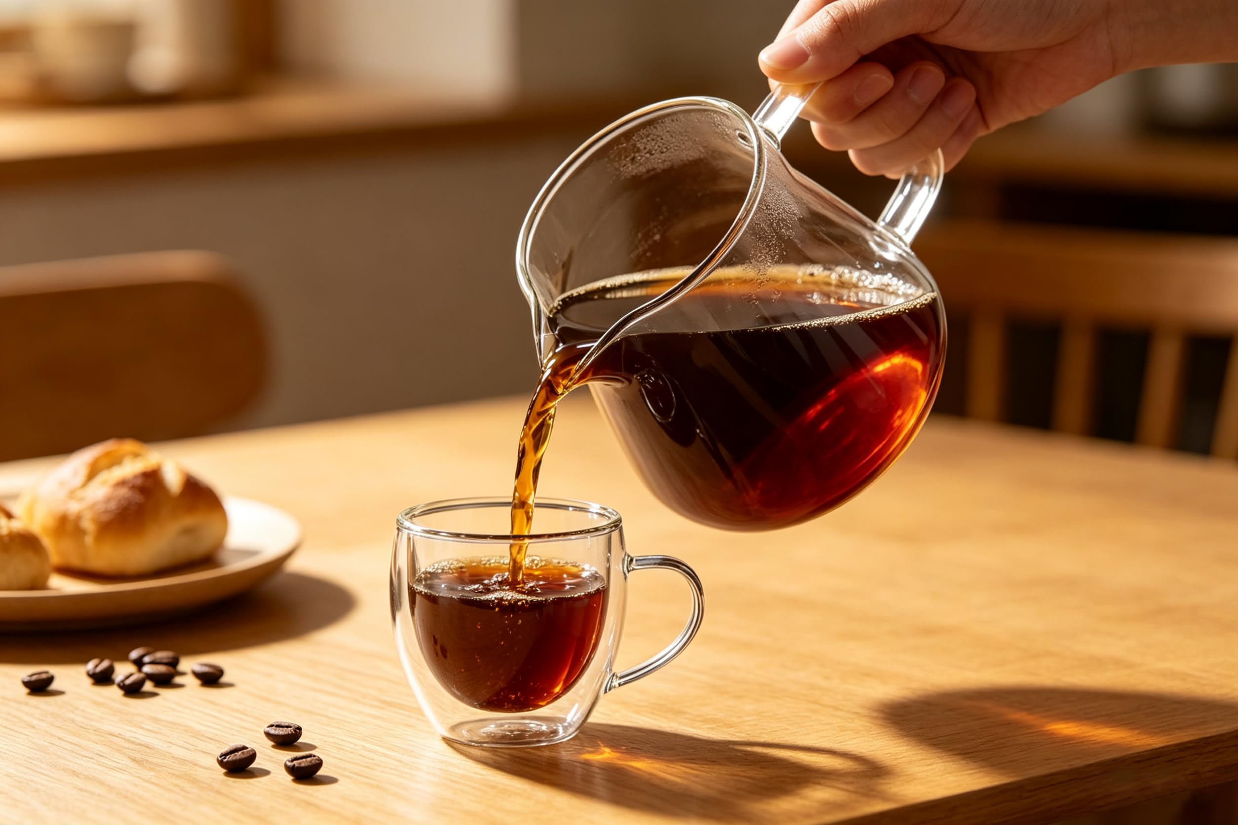 CNGLASS lot de quatre tasses sur table, style et cohérence