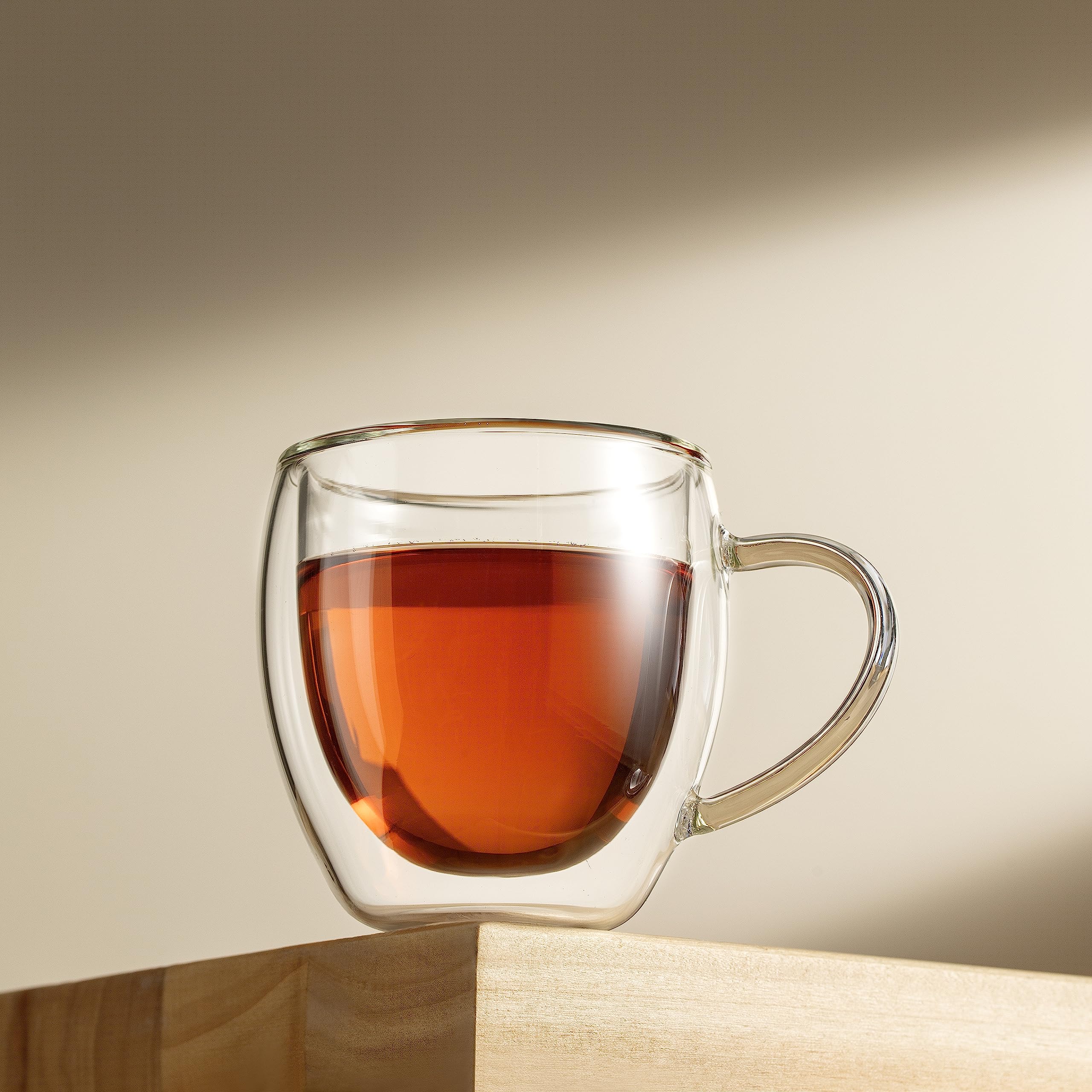 CNGLASS tasse remplie d'espresso conservant chaleur et arôme