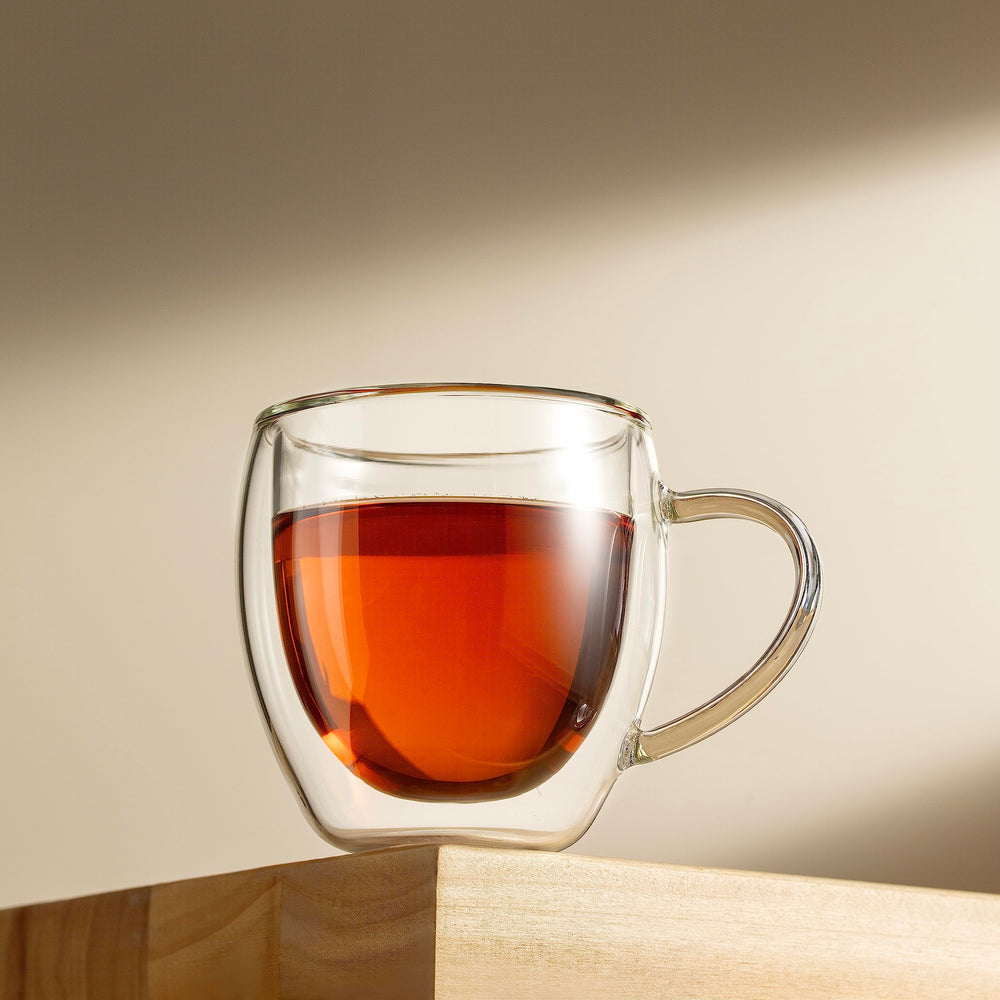 CNGLASS tasse remplie d'espresso conservant chaleur et arôme